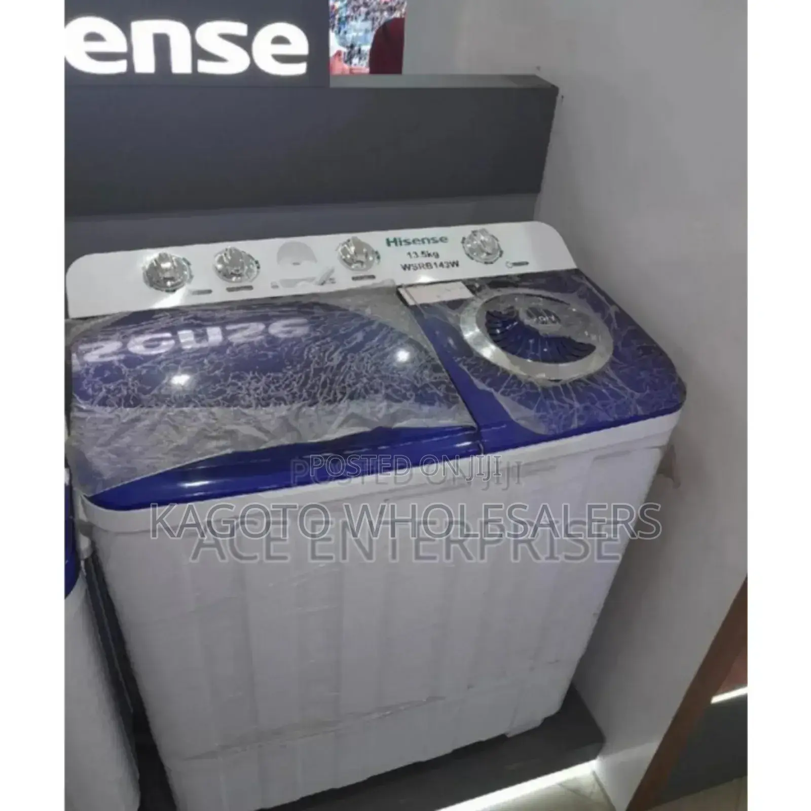 Colour White - Hisense 13kgs Twin Tab