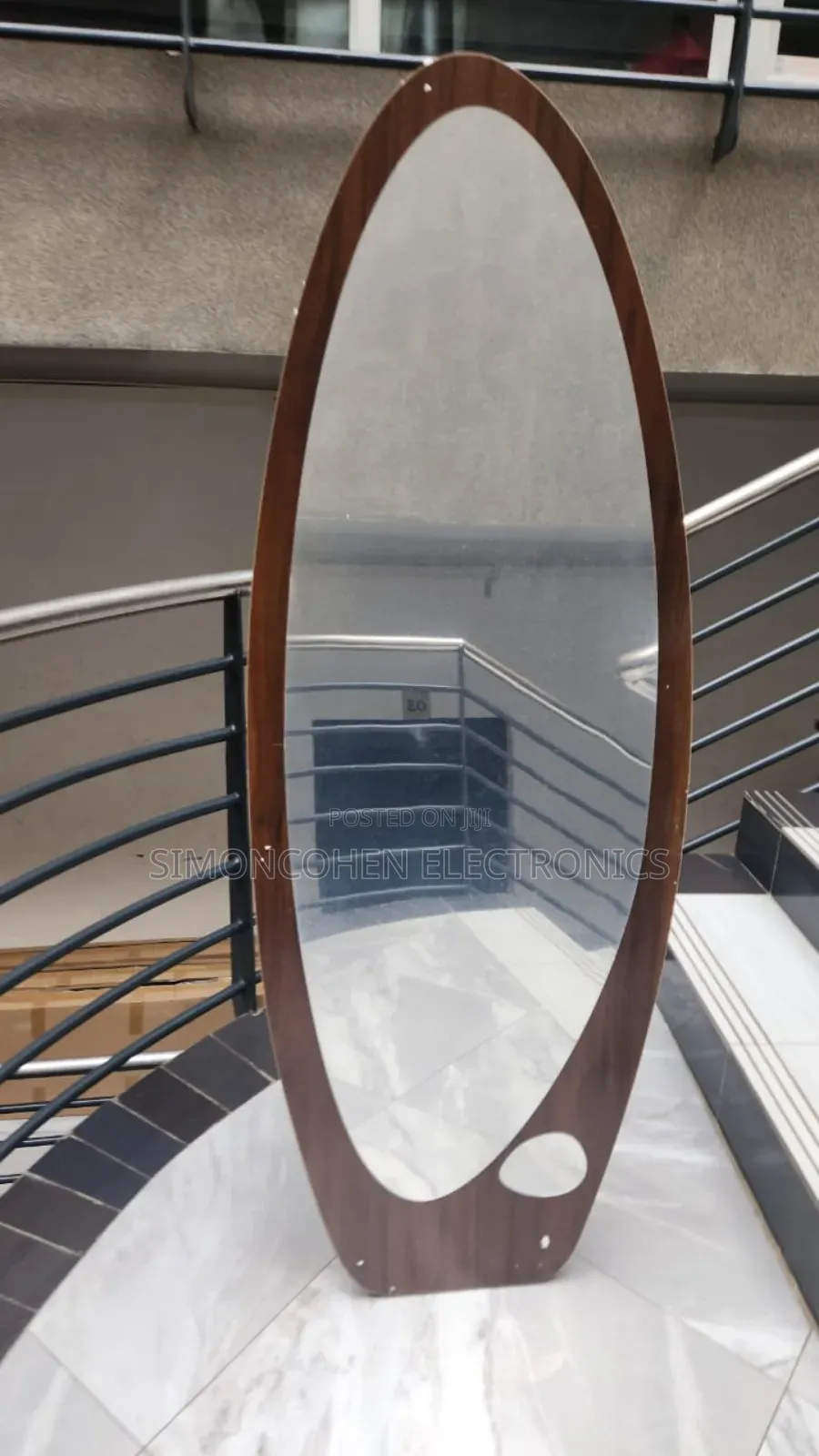 Unbreakable Mirror With Wooden Attachment