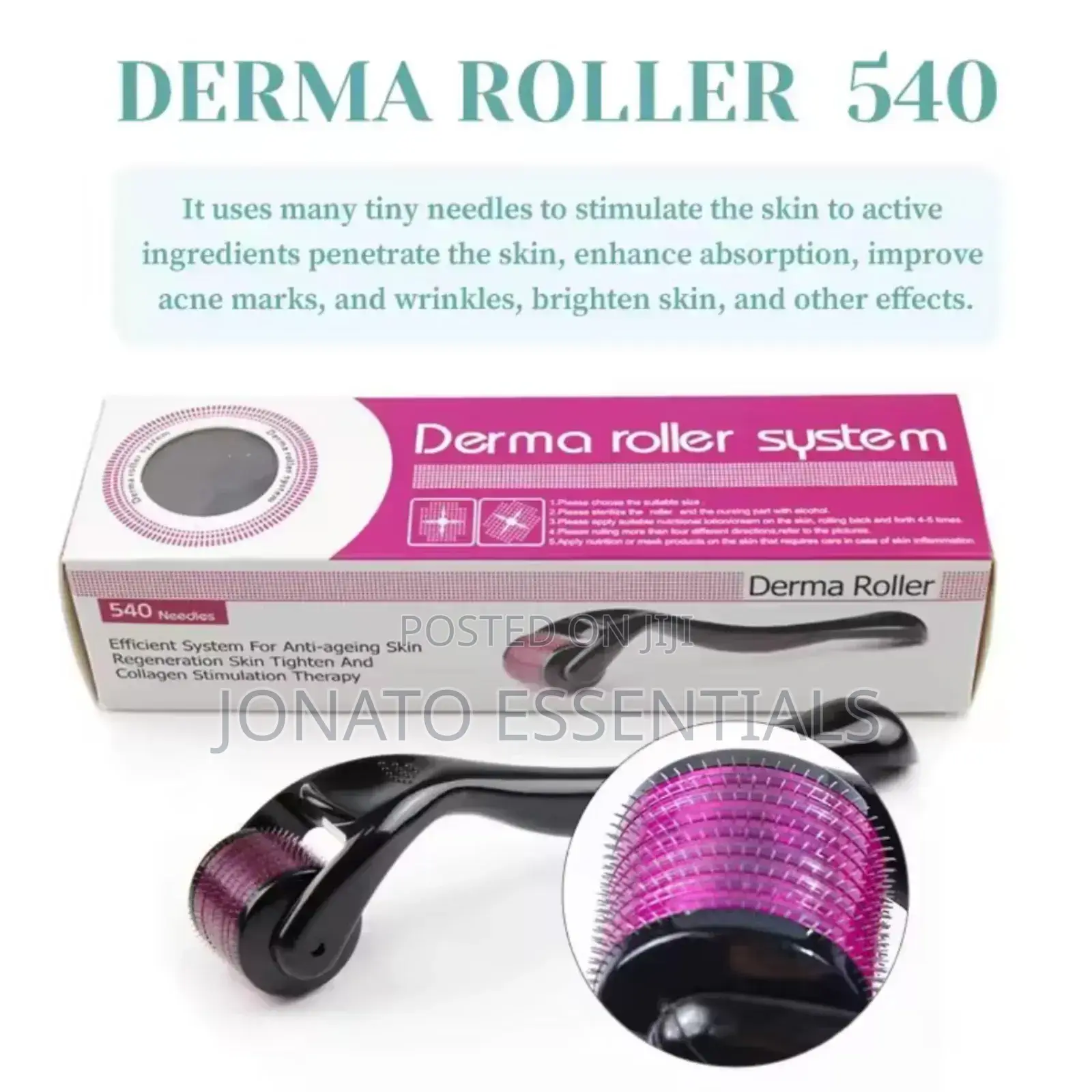 Derma Roller Microneedling Kit for Acne Scars Anti-Aging