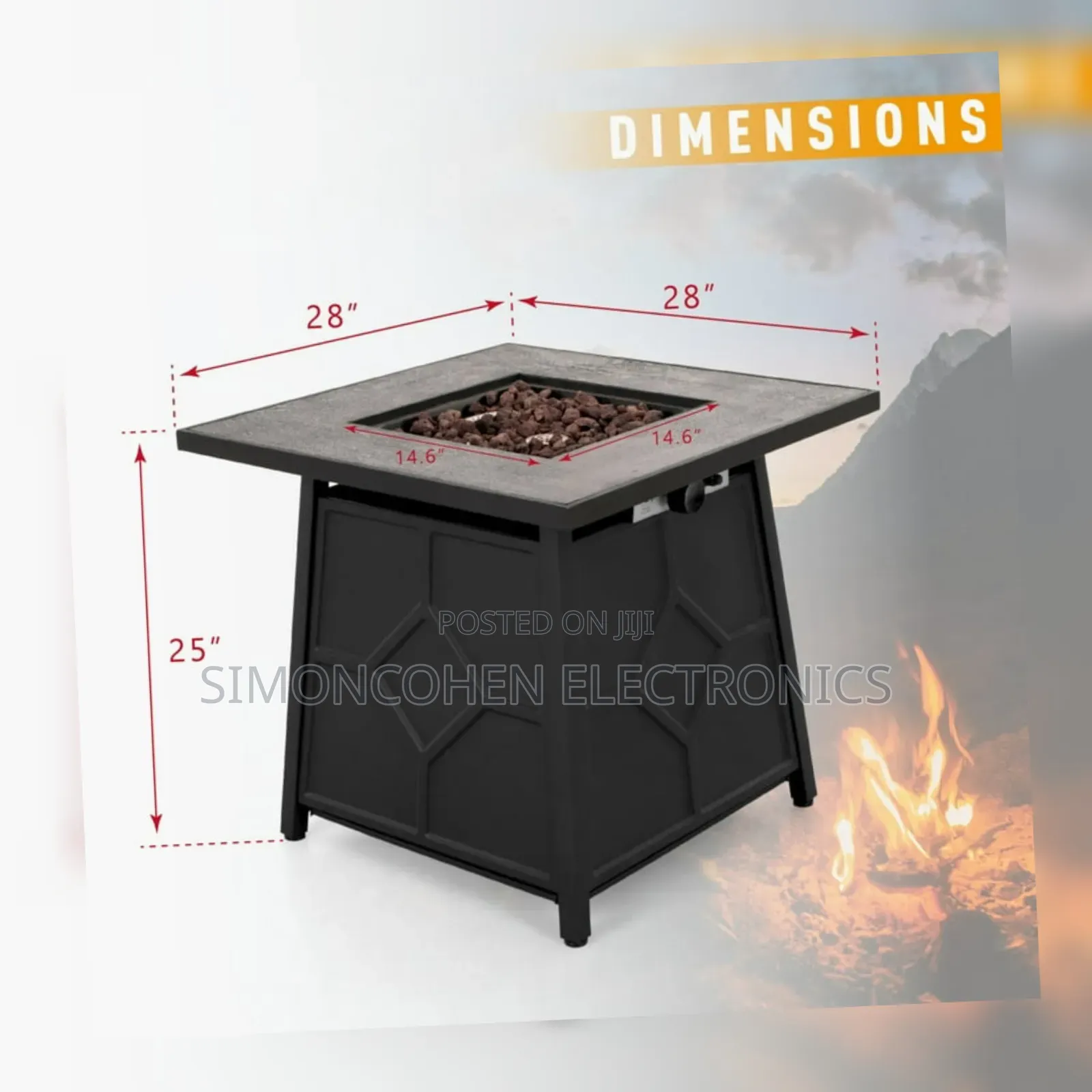 Propane Fire Heater Fin
