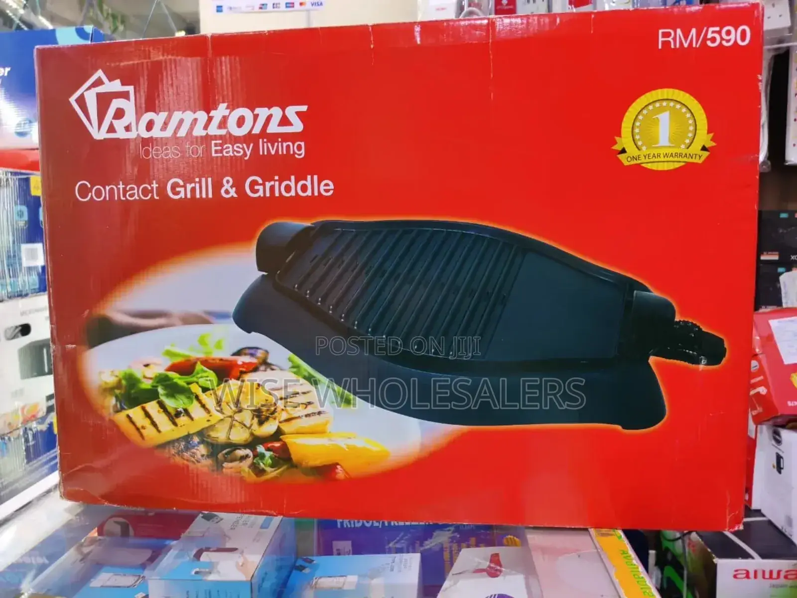 *Ramtons Contact Grill And Griddle Rm590
