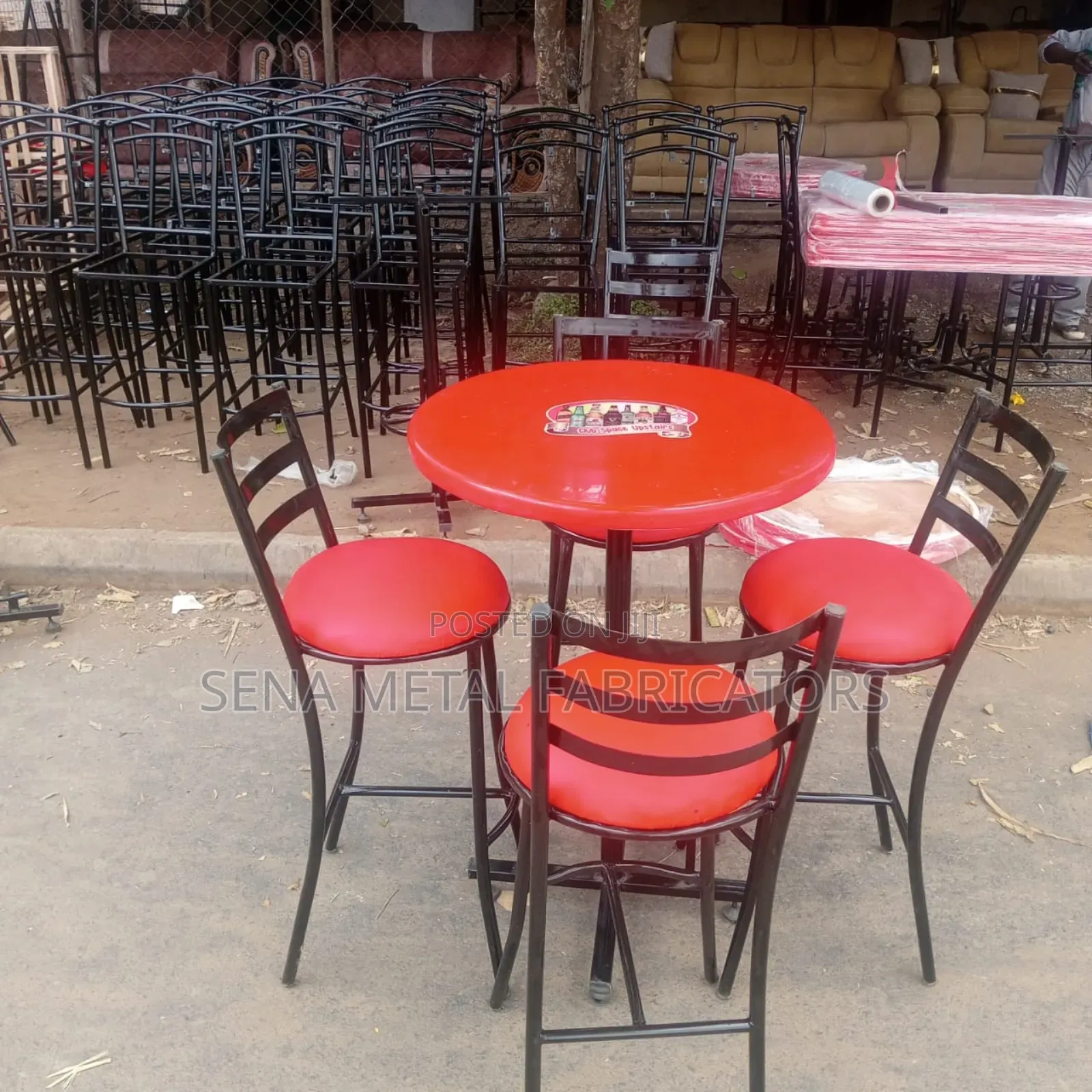 Restaurant Set, High Stools and a Table