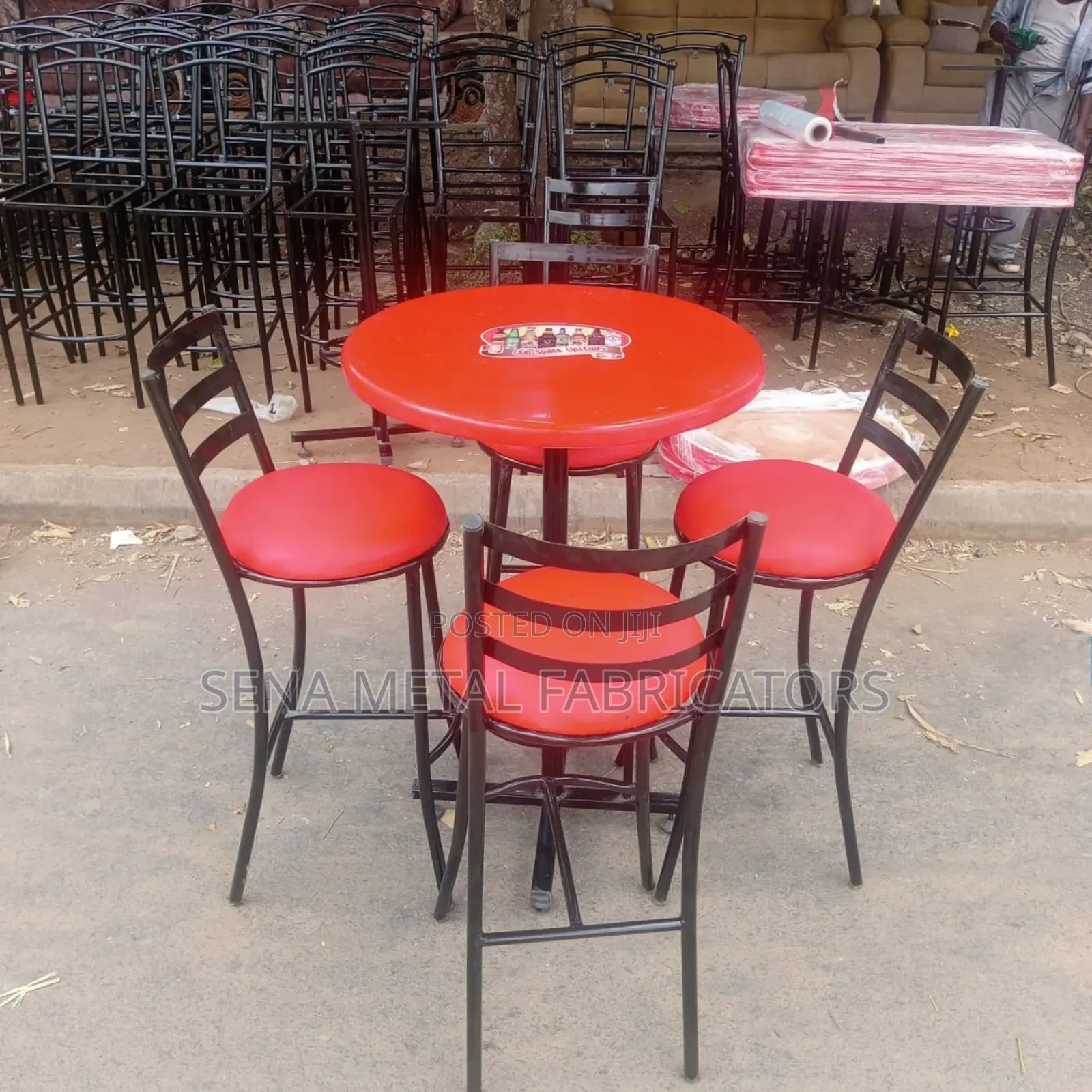 Restaurant Set, High Stools and a Table