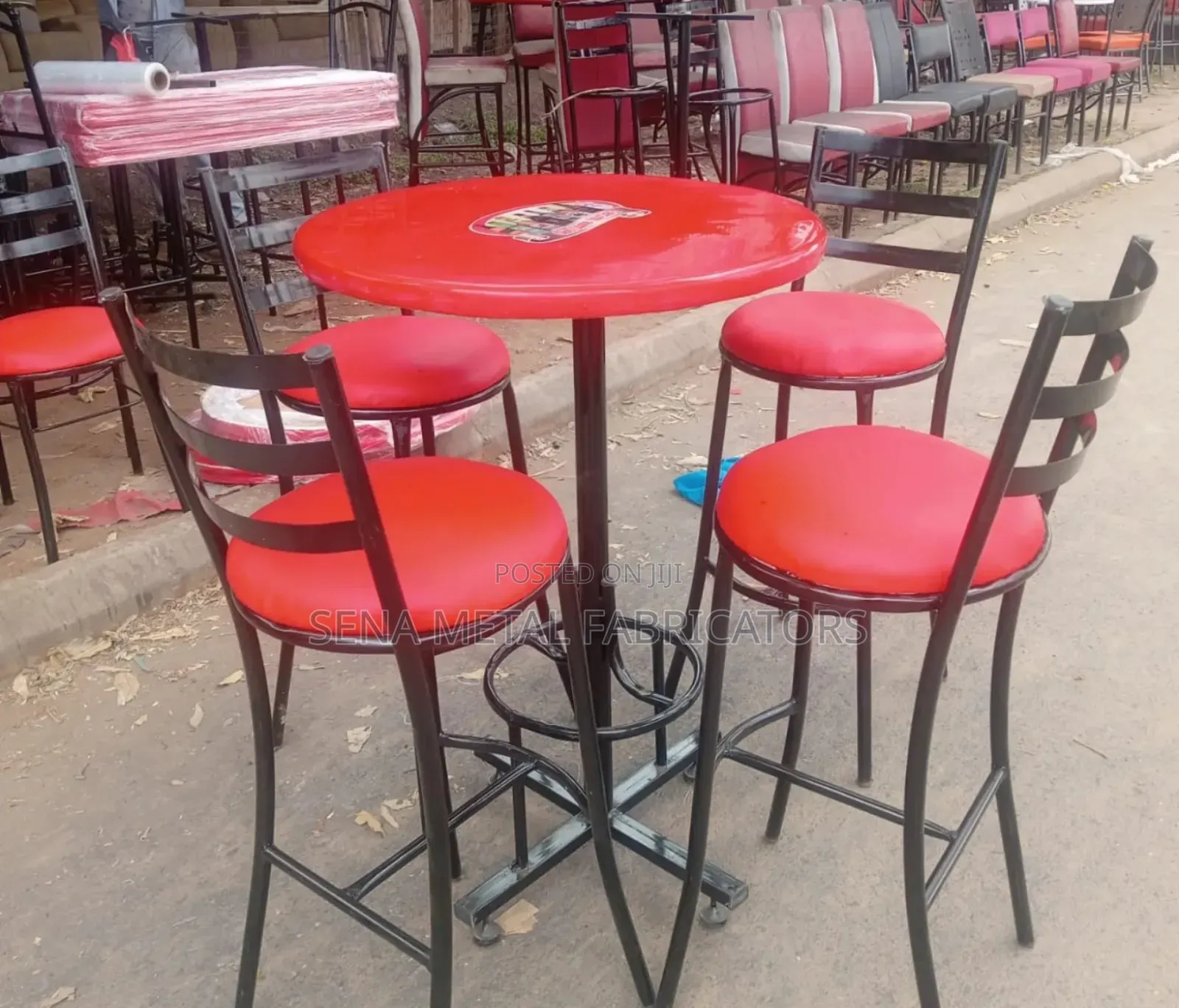 Restaurant Set, High Stools and a Table