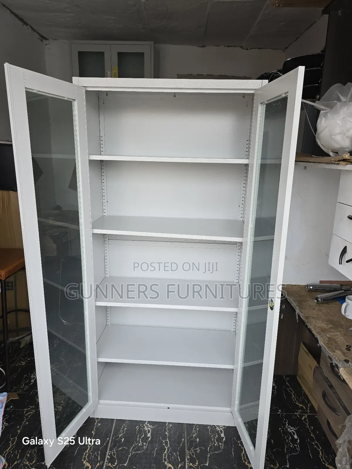 Full Glass File Cabinet