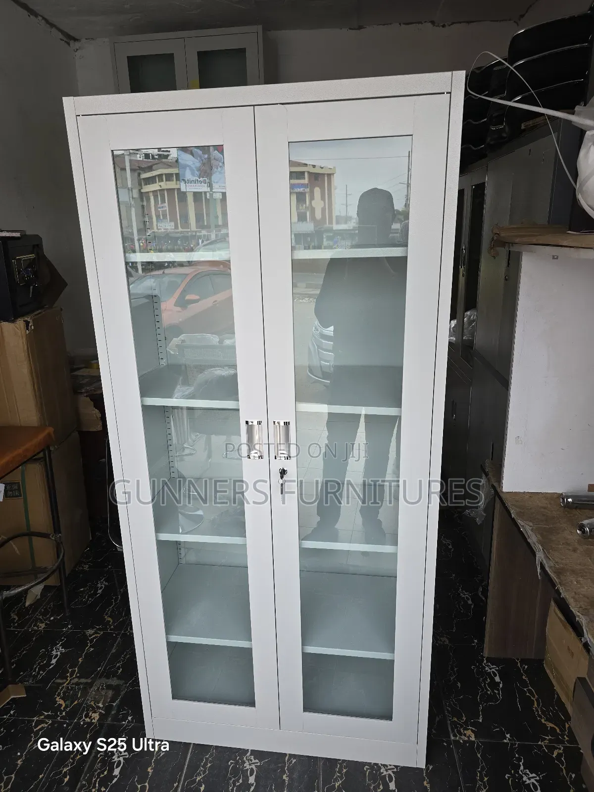 Full Glass File Cabinet