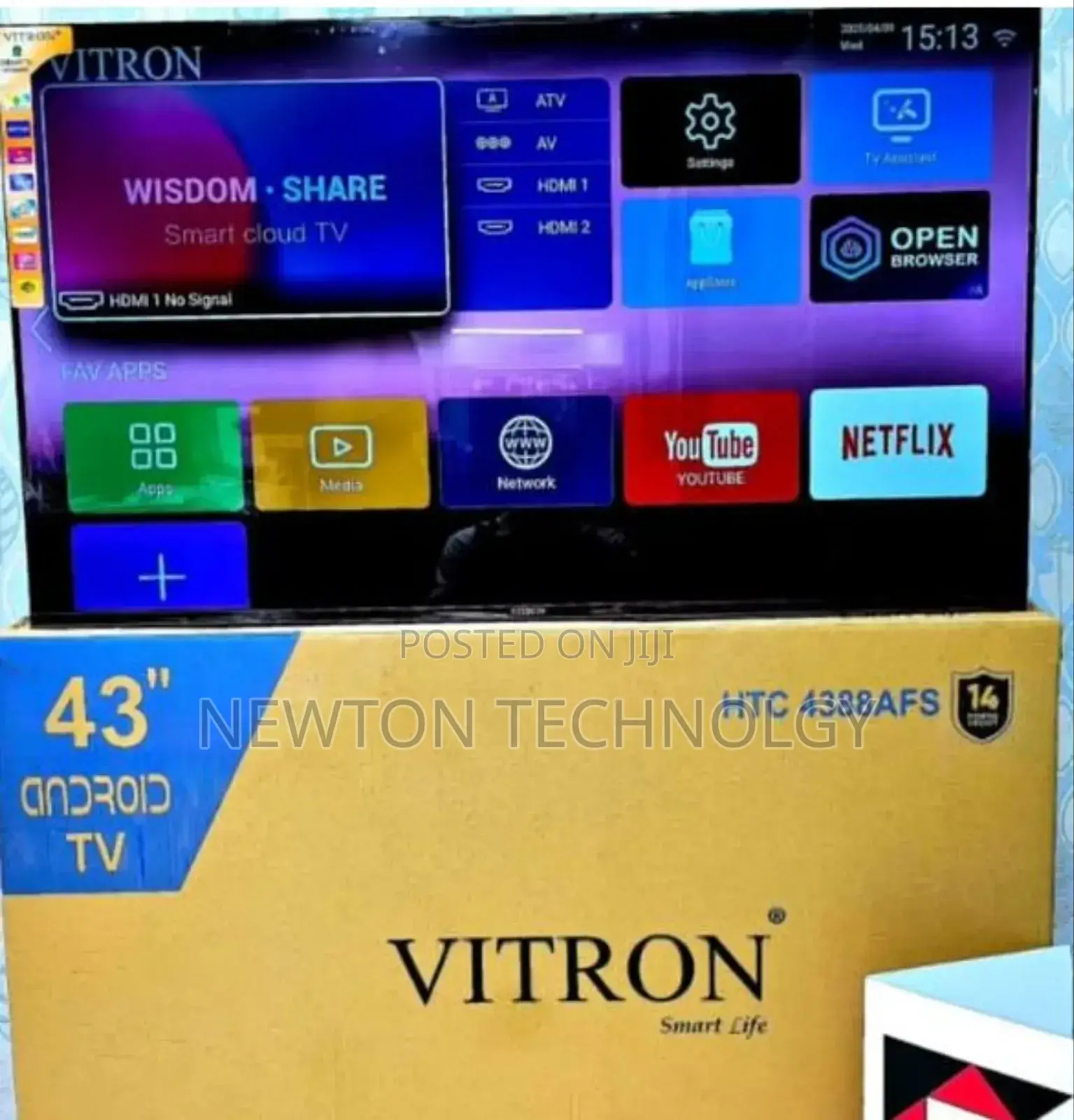 Vitron 43 Inches Smart Tv