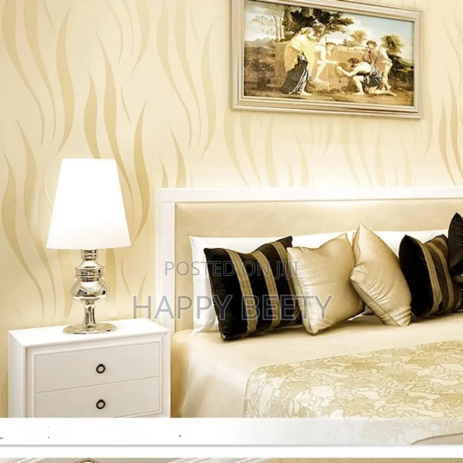 *Elegant Damask, Modern Lines Bold 3d Wallpapers*