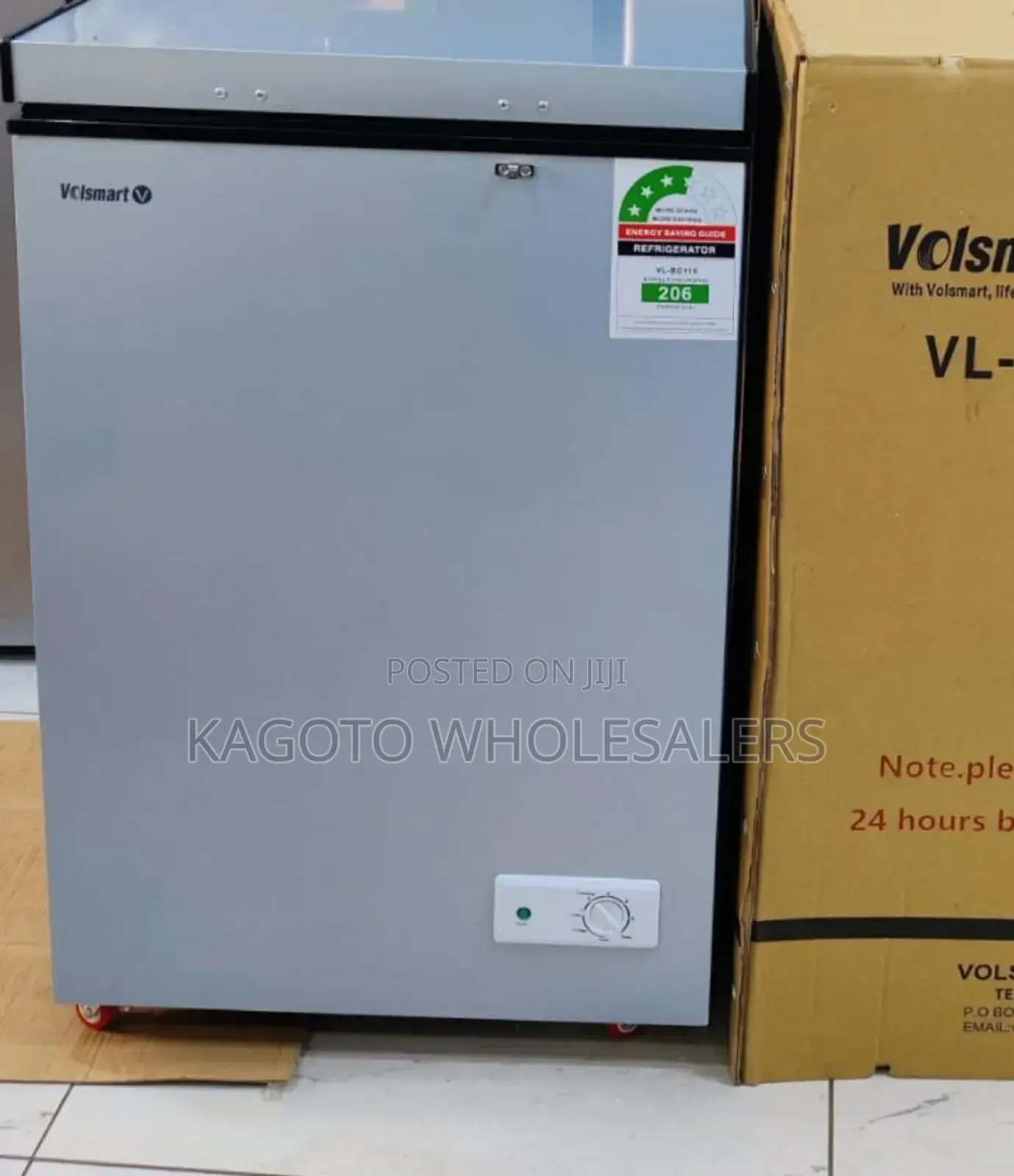110litres Volsmart Chest Deep Freezer Vl110/Fr-1