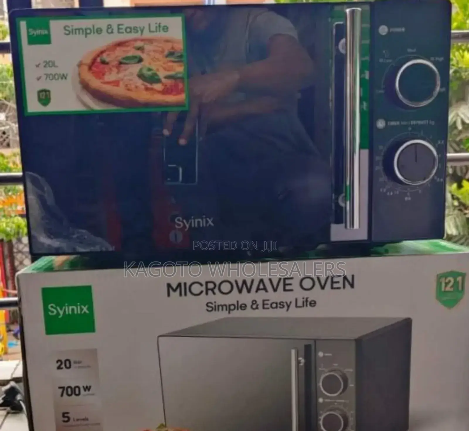 Synix 20litres Manual Microwave Oven 700w S20l(1yr )