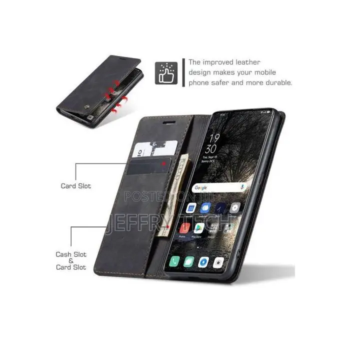 Wallet Black Retro Leather Flip Case for Infinix Note 30 Pro