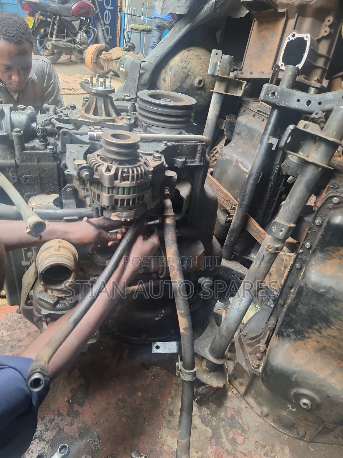 Mitsubishi Fuso Fi 4d37 Complete Engine