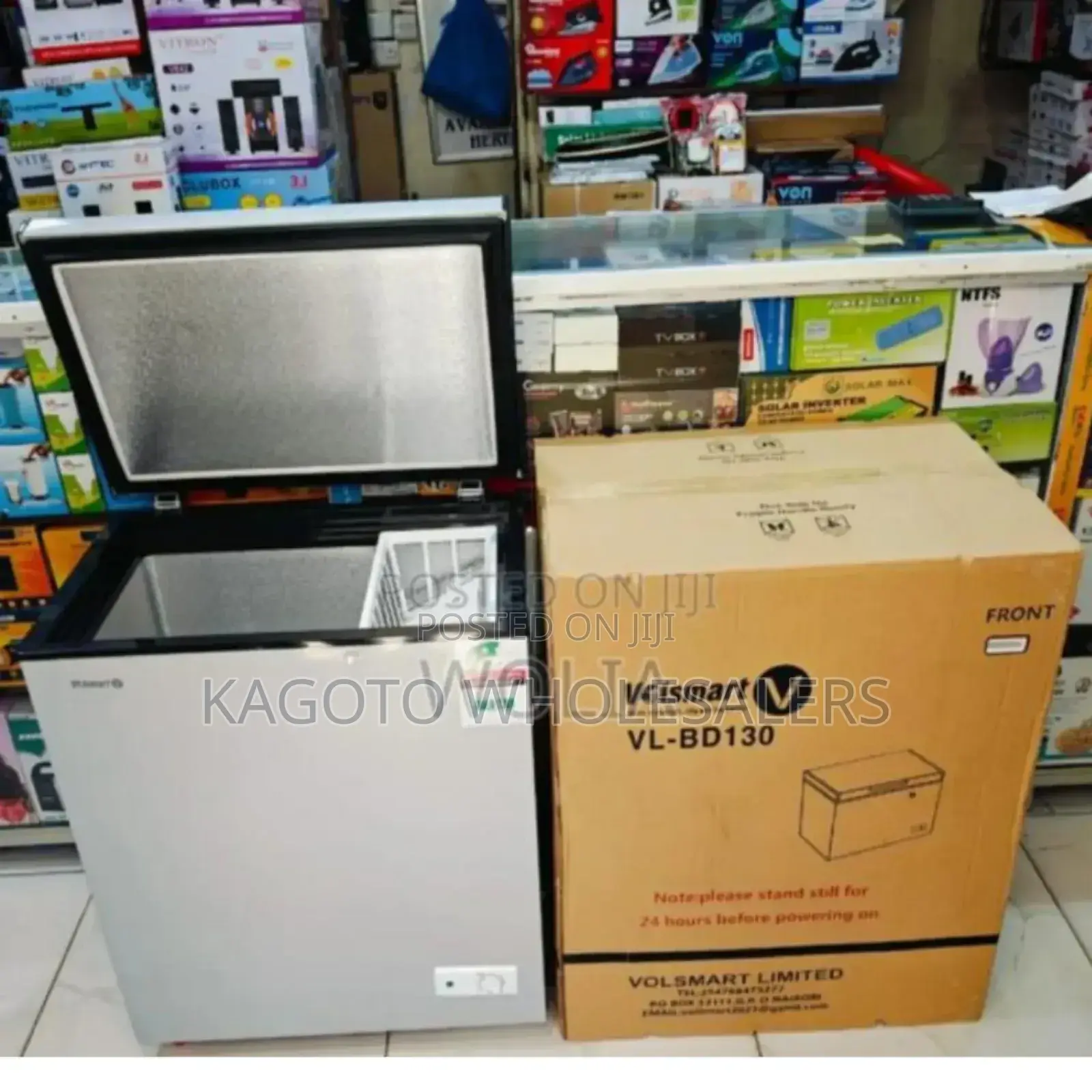 Brand New - Chest Freezer- 130litres Volsmart Freezer