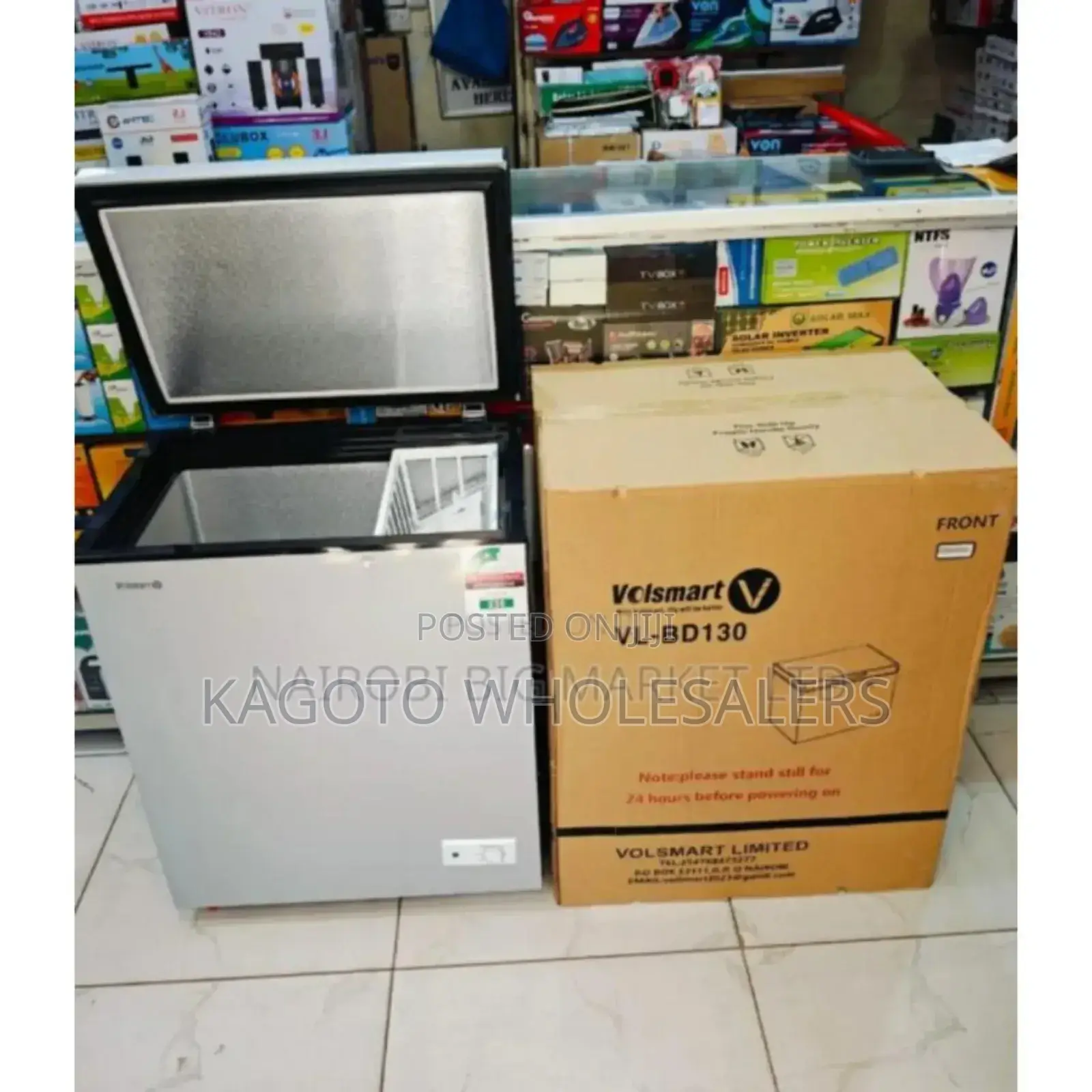 Colour SilverVolsmart * 130litres Volsmart Freezer