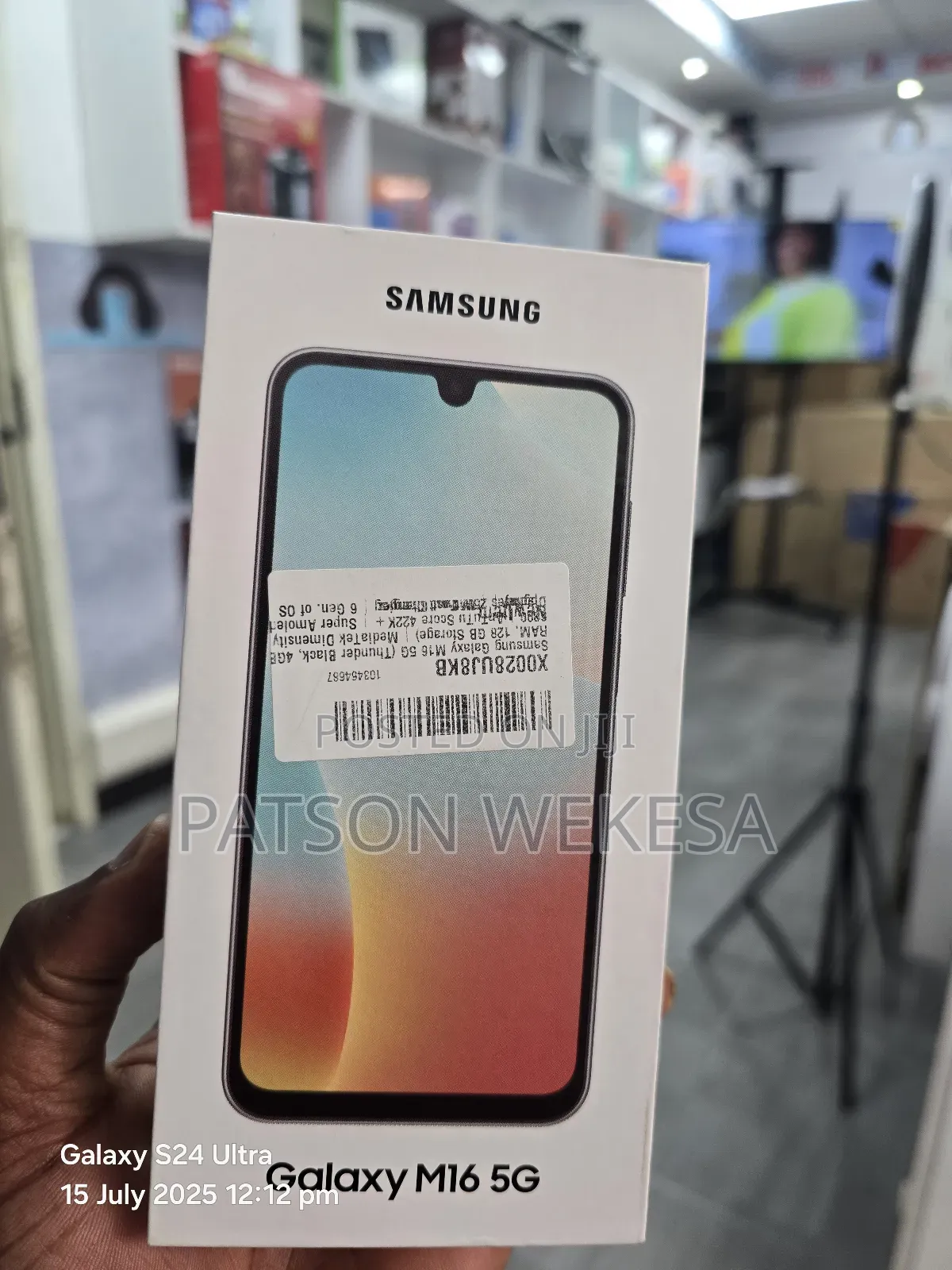 New Samsung Galaxy M16 128 GB Blue