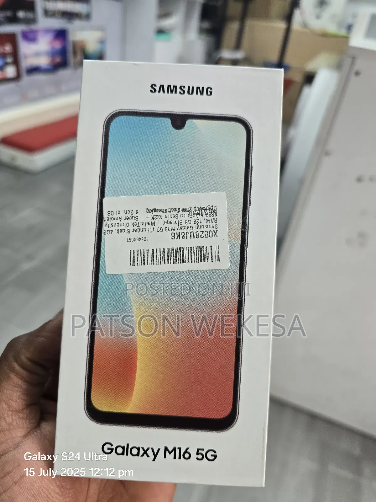 New Samsung Galaxy M16 128 GB Blue