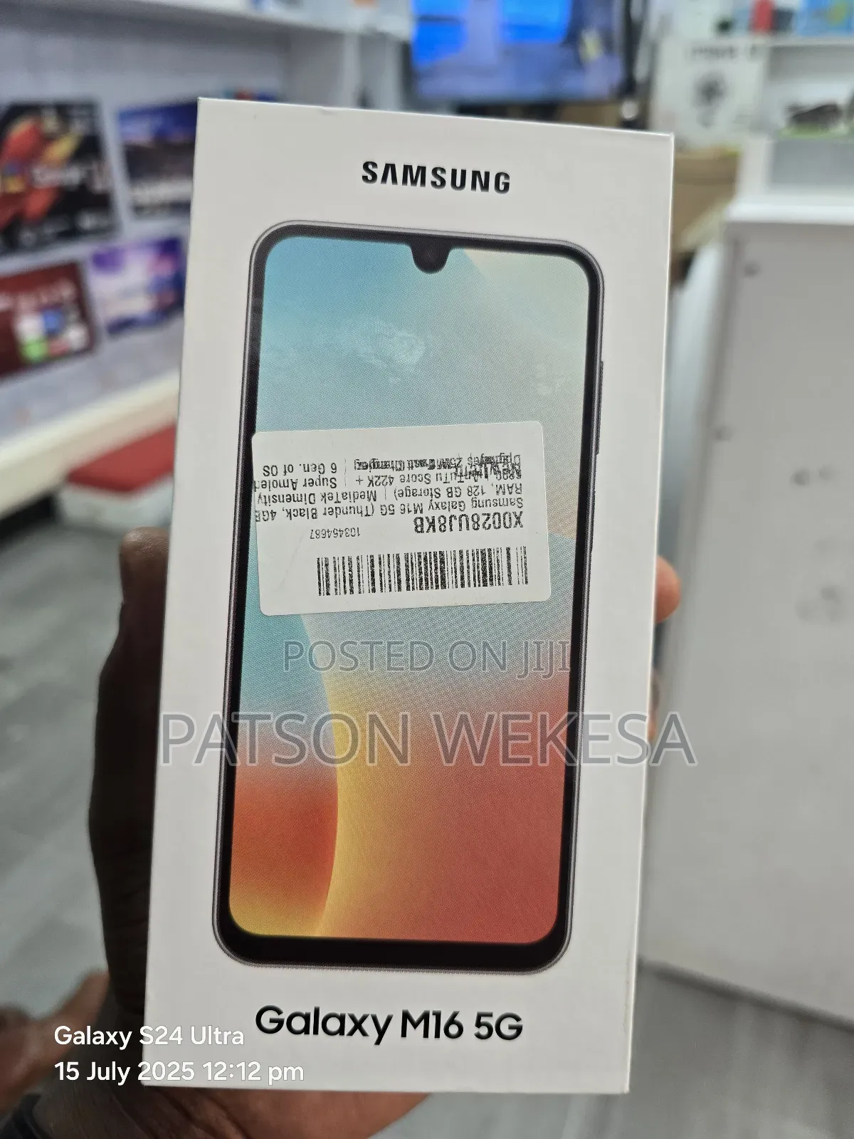 New Samsung Galaxy M16 128 GB Blue