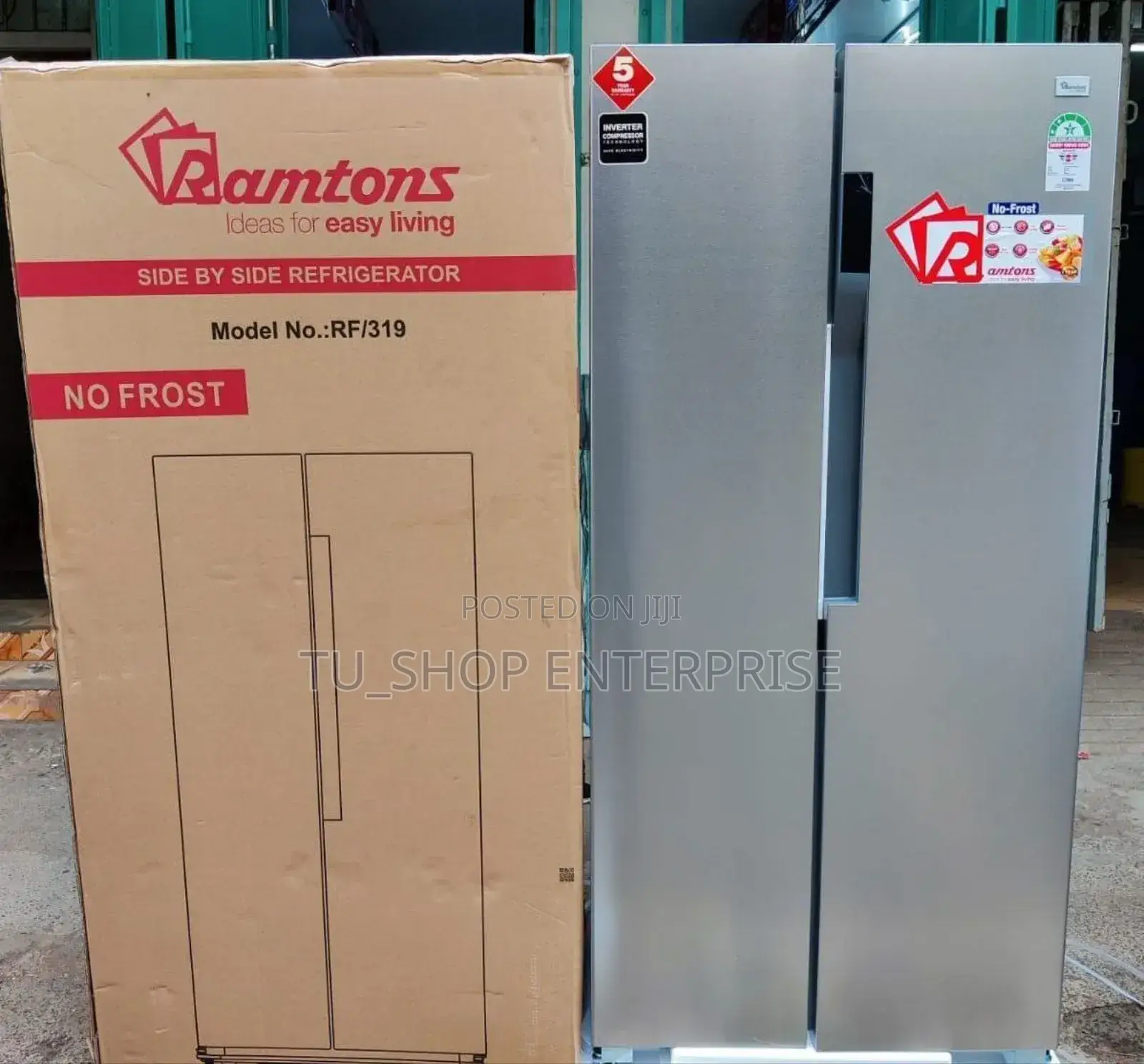 Rf/319- 430 Liters Side by Side Led No Frost