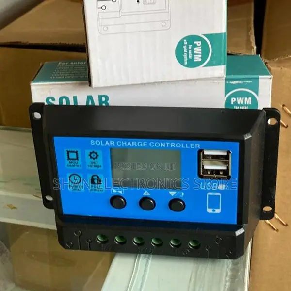 30a Solar Charger Controller, 12v24v Controller, LCD Display