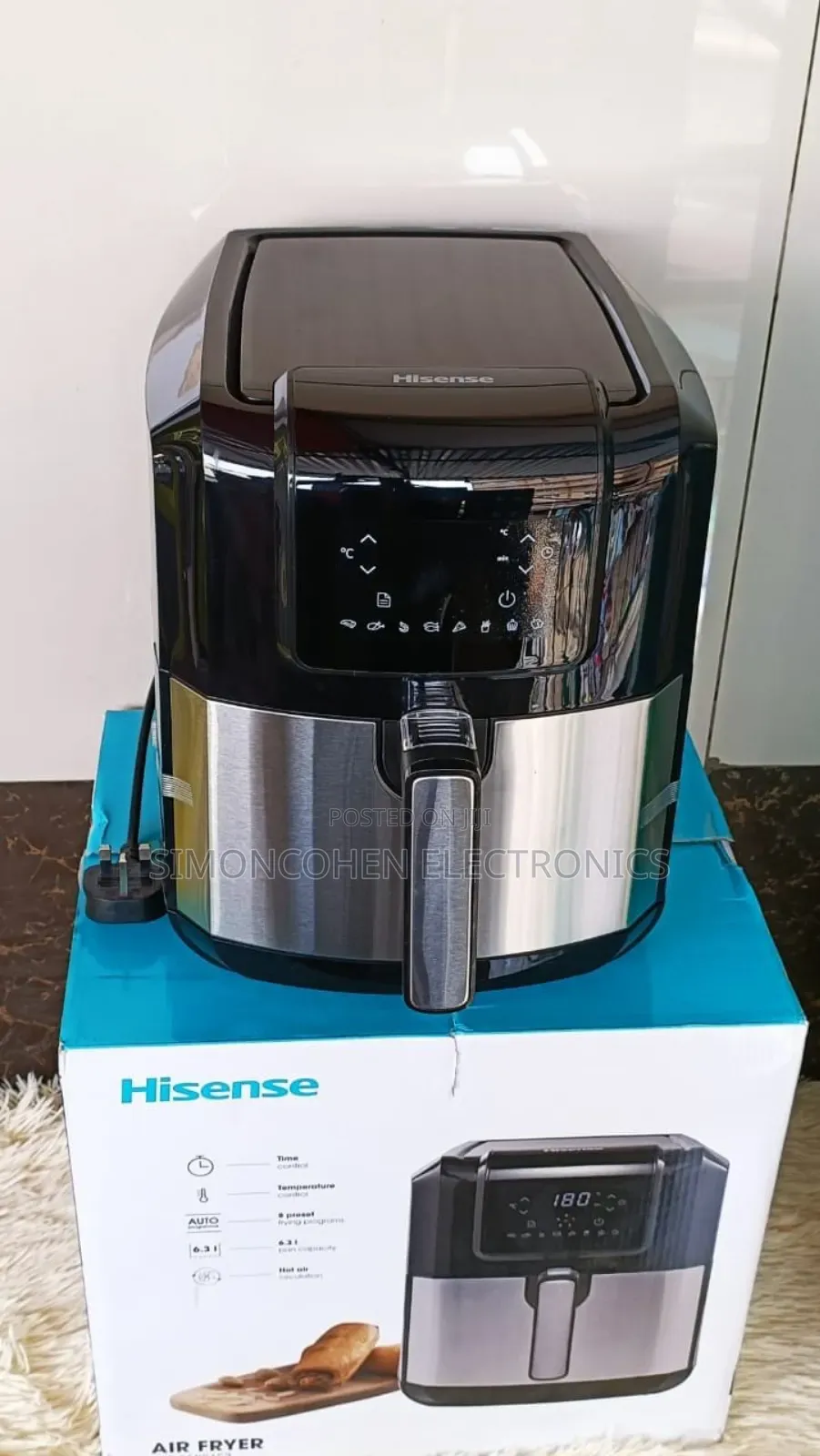 Hisense Air Fryer 6.3litres