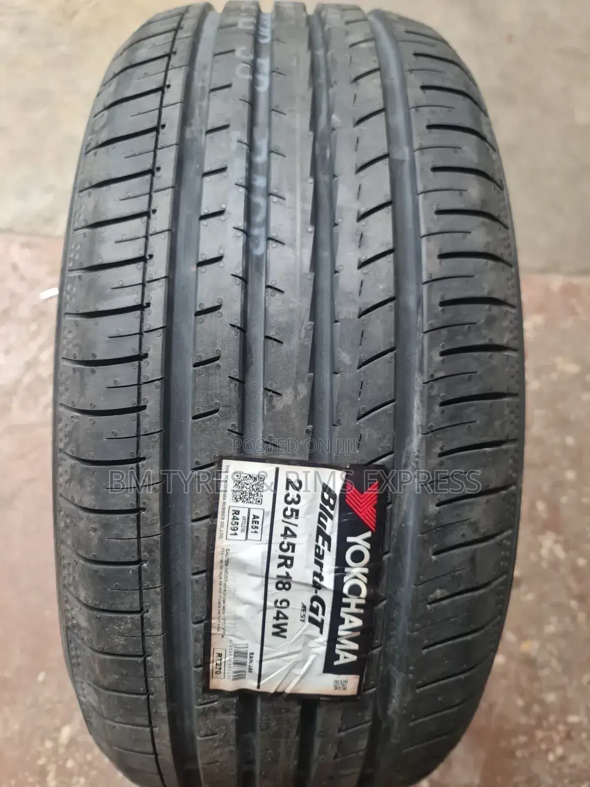 235 /45 R18 Yokohama (Blueath) Japan.