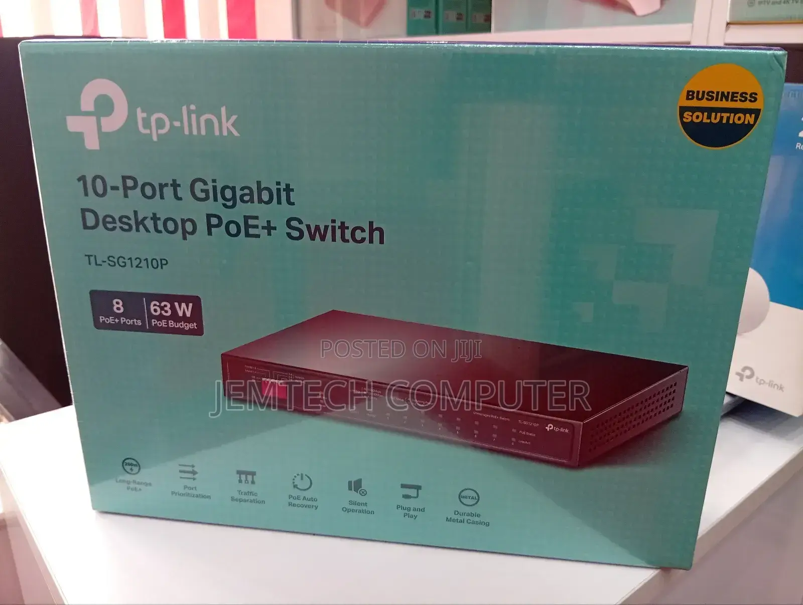 Tp Link 10-Port 8-Port Poe+ Desktop Gigabit Switch