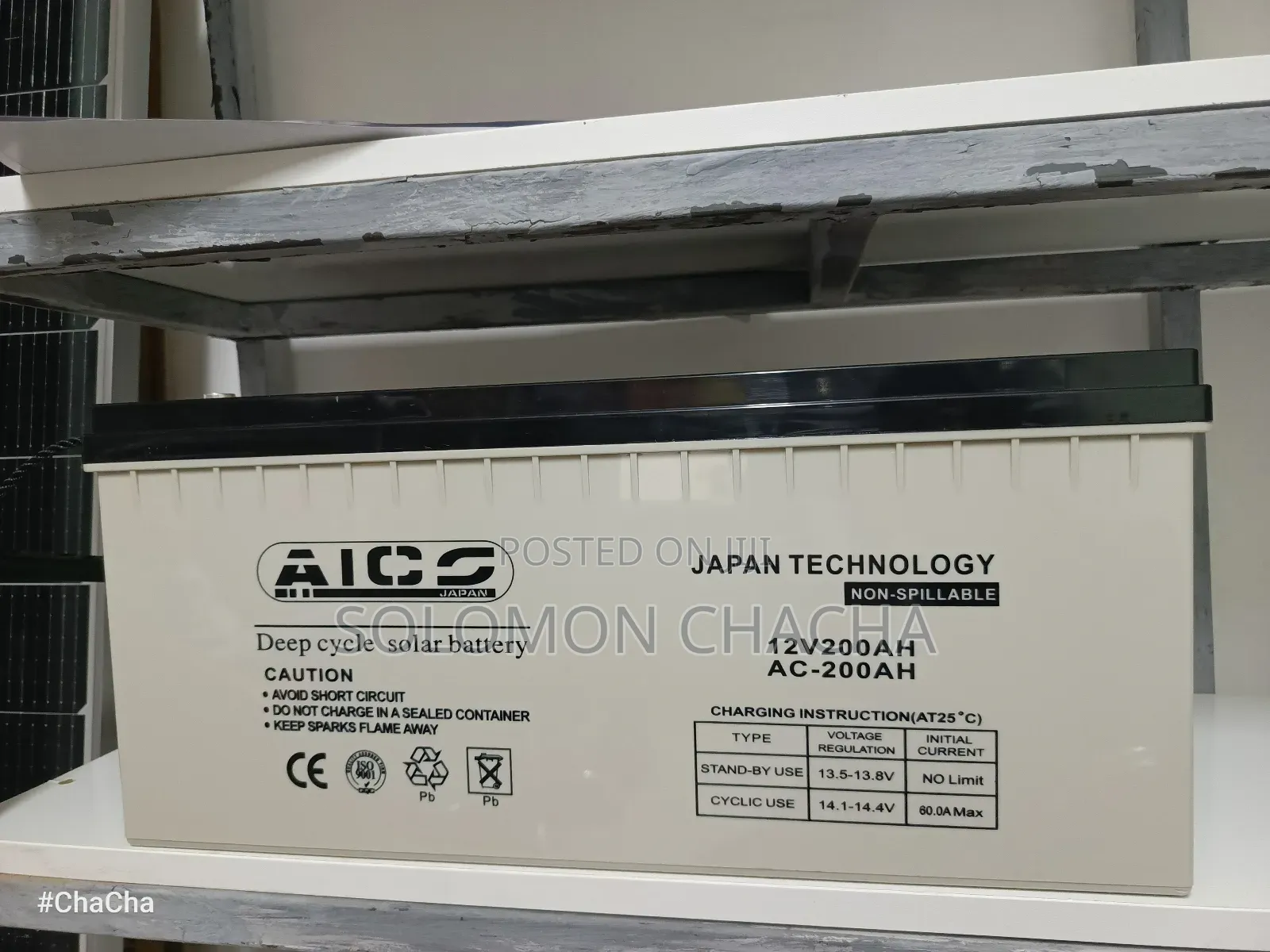 Aico 200ah 12v Deep Cycle Solar Battery