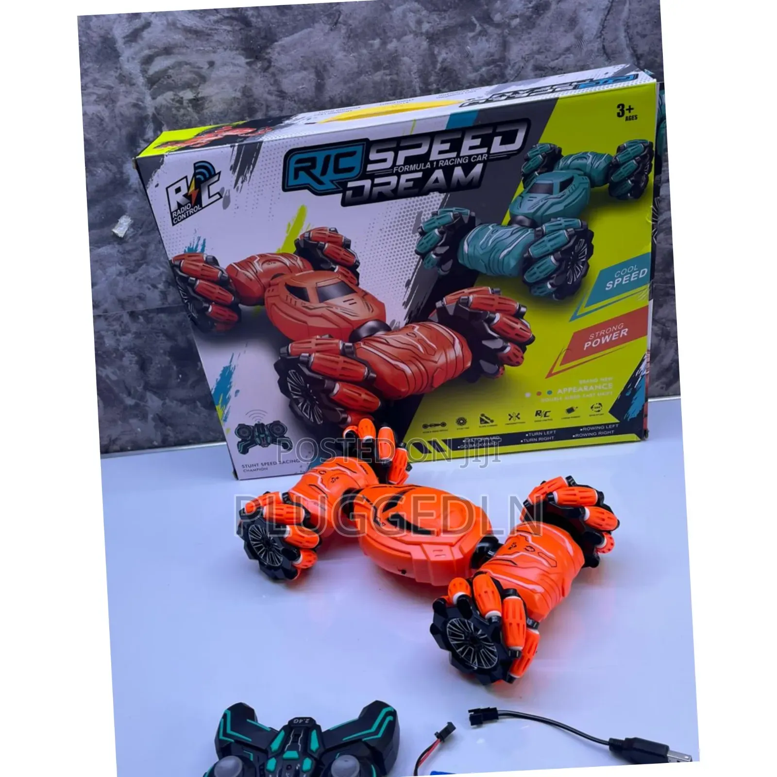 Remote Controlled Stunt Toy Kids Car