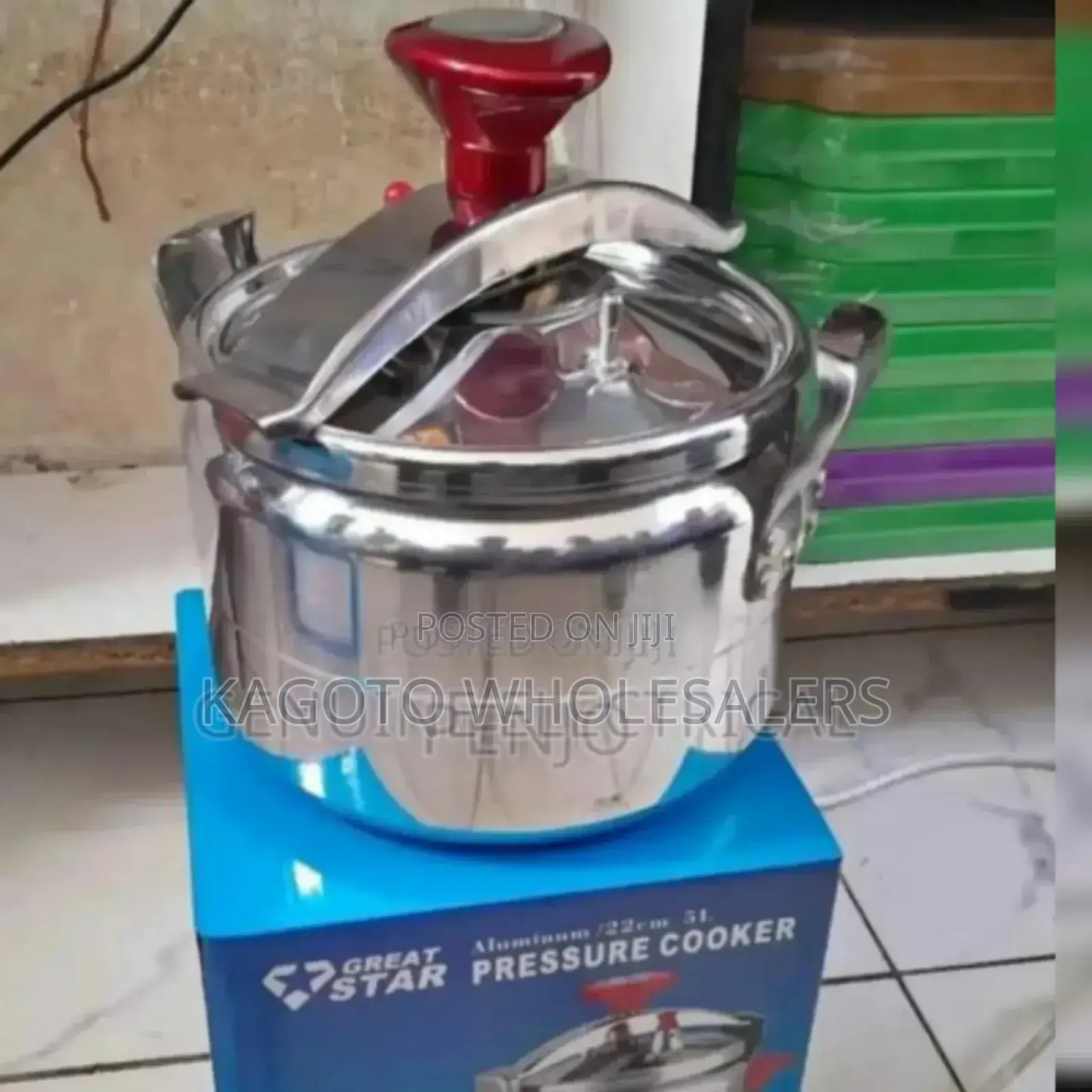 Pure Aluminium - 5litres Manual Pressure Cooker