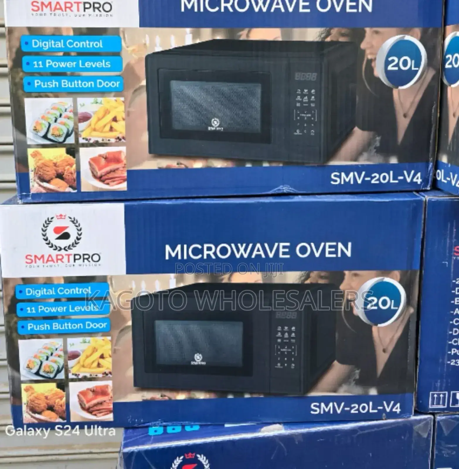 20 L Smart Pro Digital Black Microwave Oven Smv20