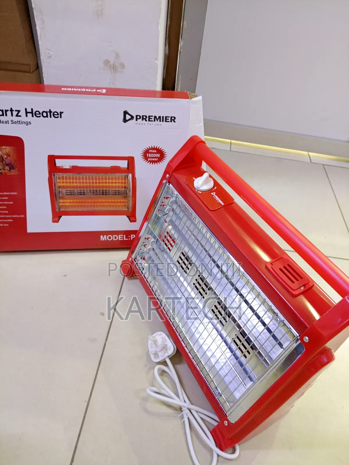 Premier 800w/1600w Quartz Heater Prh002