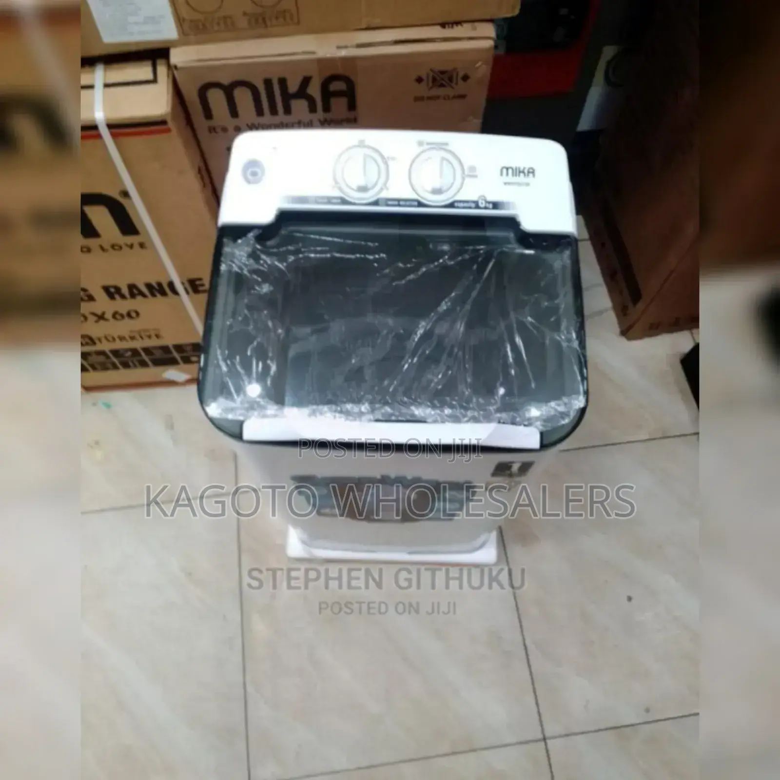 Colour White --6kg Mika Washing Machine
