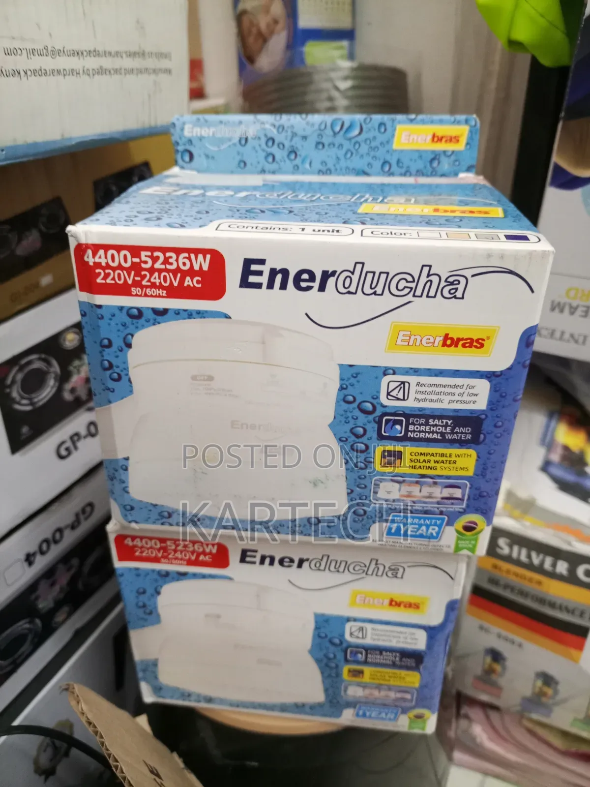 Enerbras Enerducha 3t Instant Shower Head