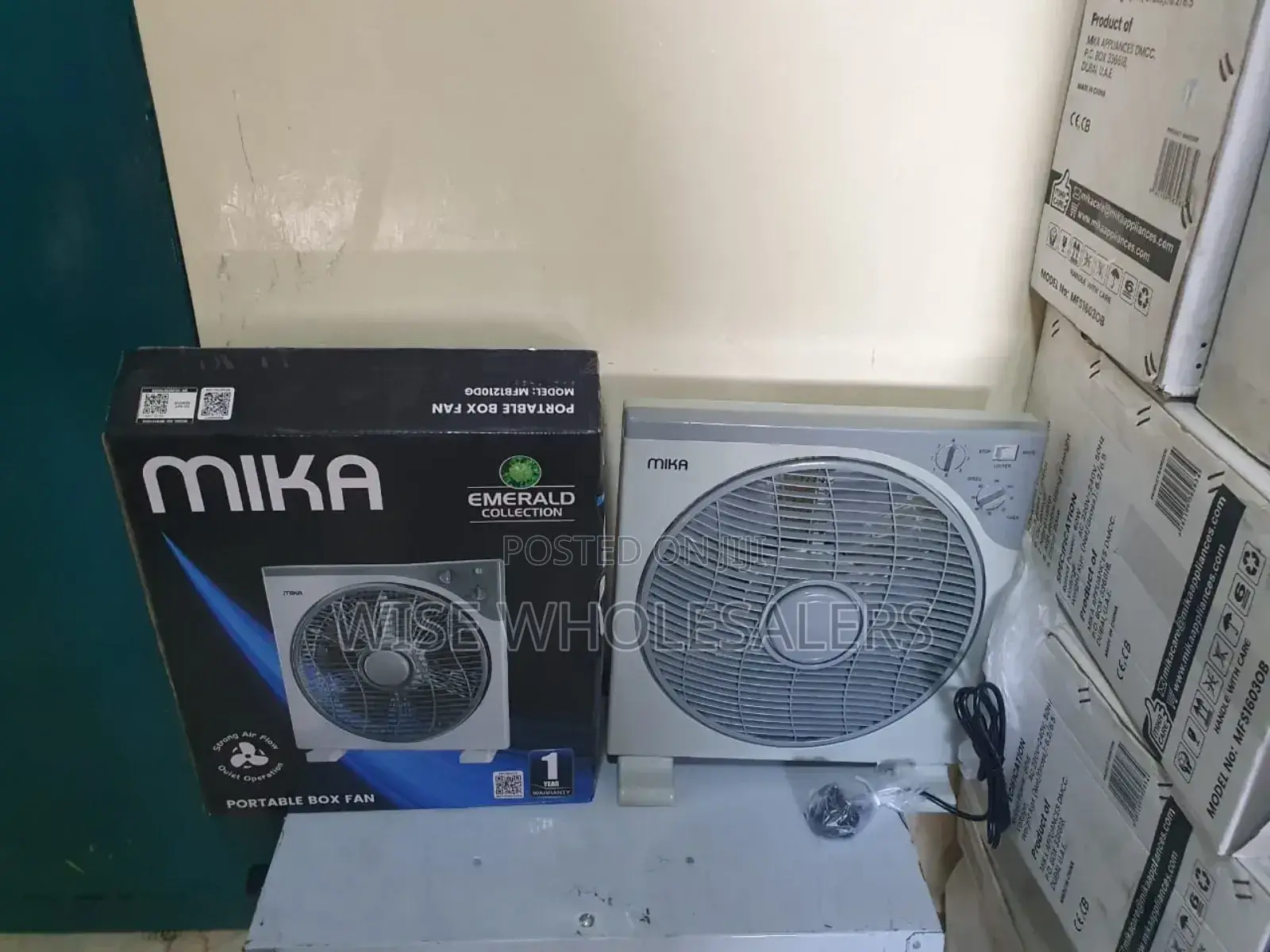 Mika Box Fan Available