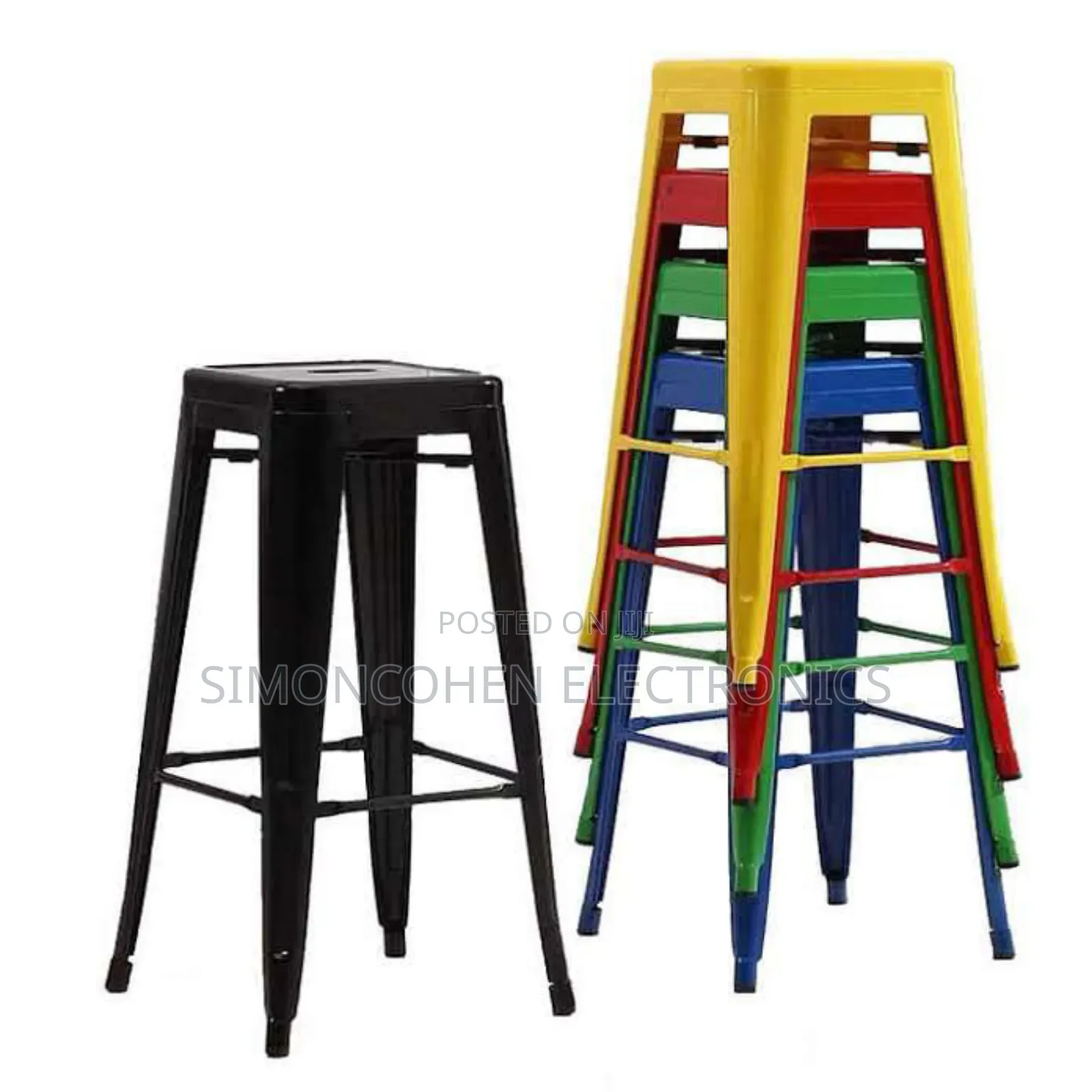 Bistro Metallic Island Stool
