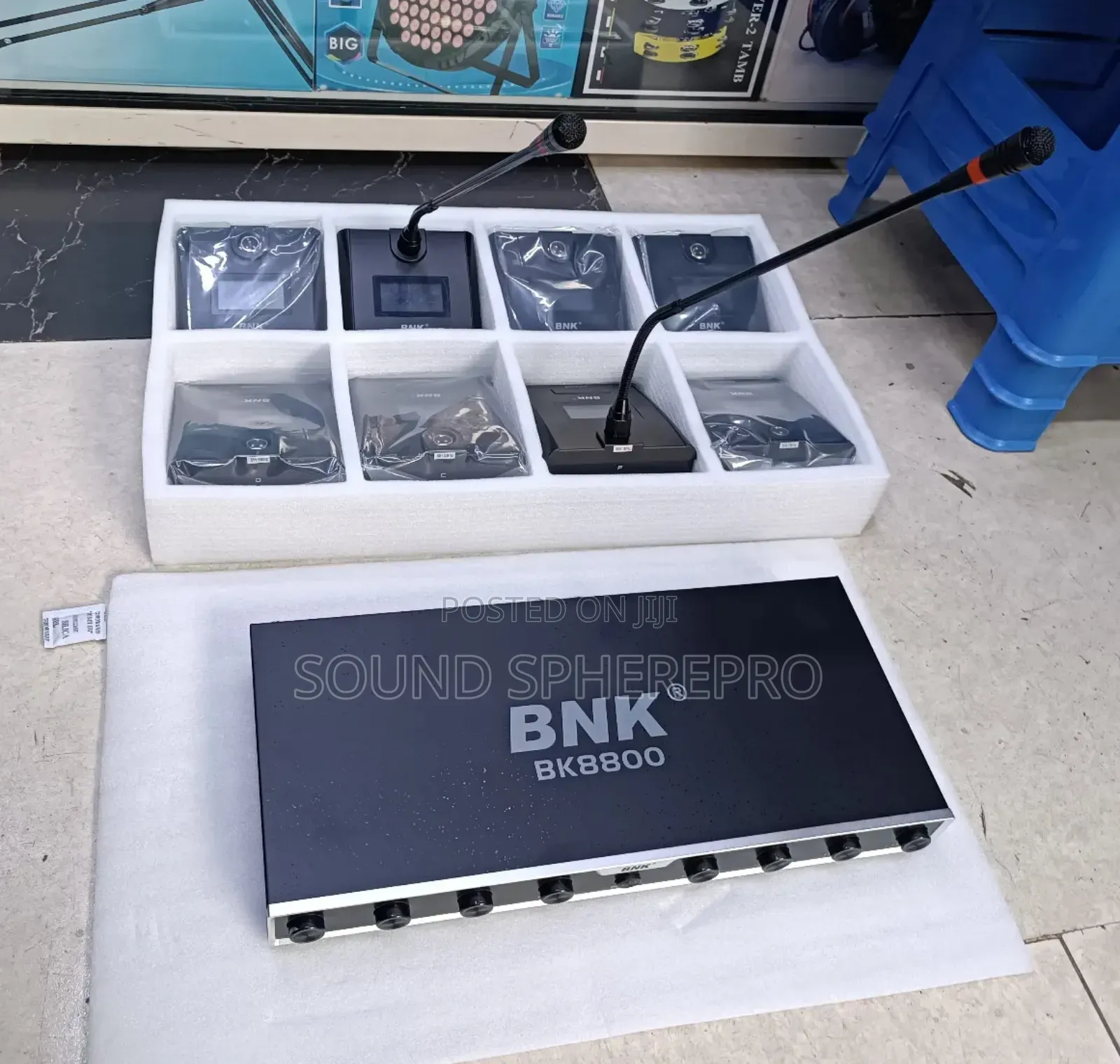 Bnk Bk8800  8in1 Gooseneck Wireless Microphone