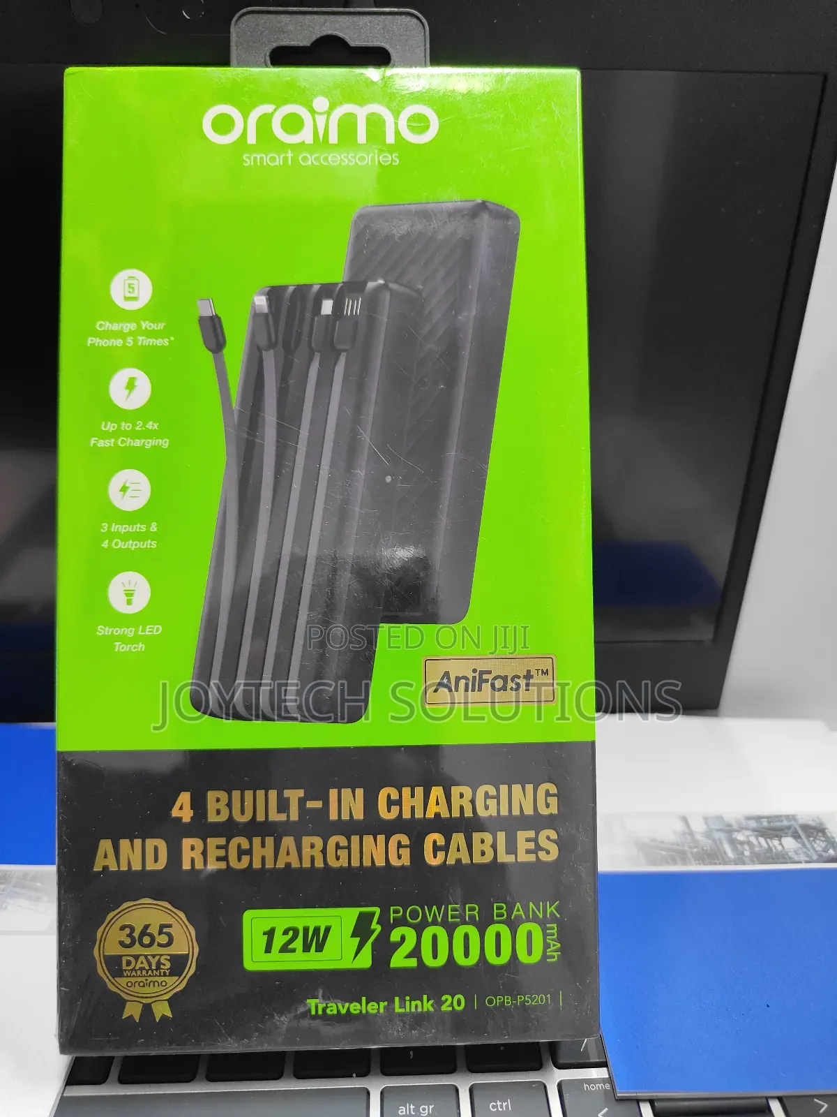 Oraimo 20,000 Mah 12 W Powerbank