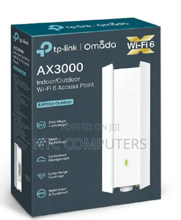 Tp-Link Eap650-Outdoor Ax3000 Indoor/Outdoor Dual-Band