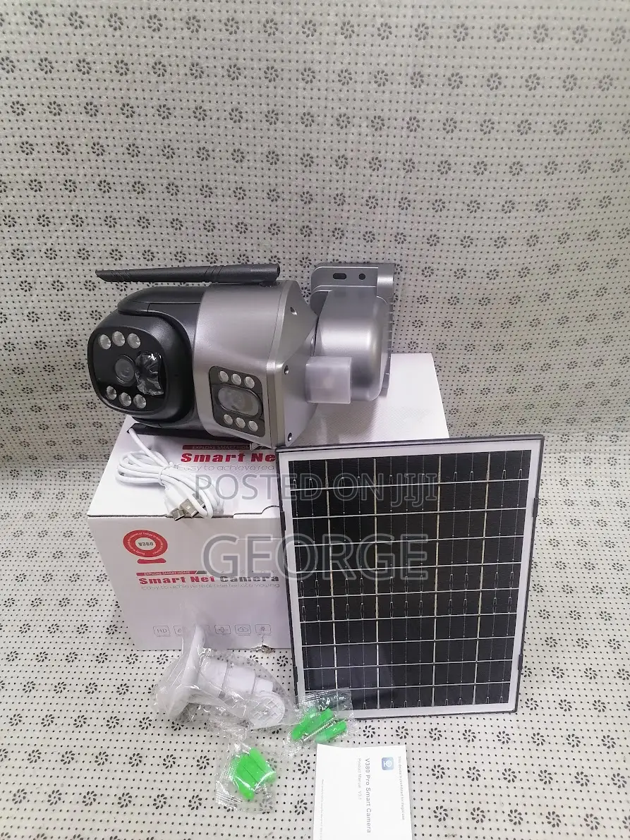 That V380 Solar 4g Dual Lens PTZ Camera Full Hd Outdoor^