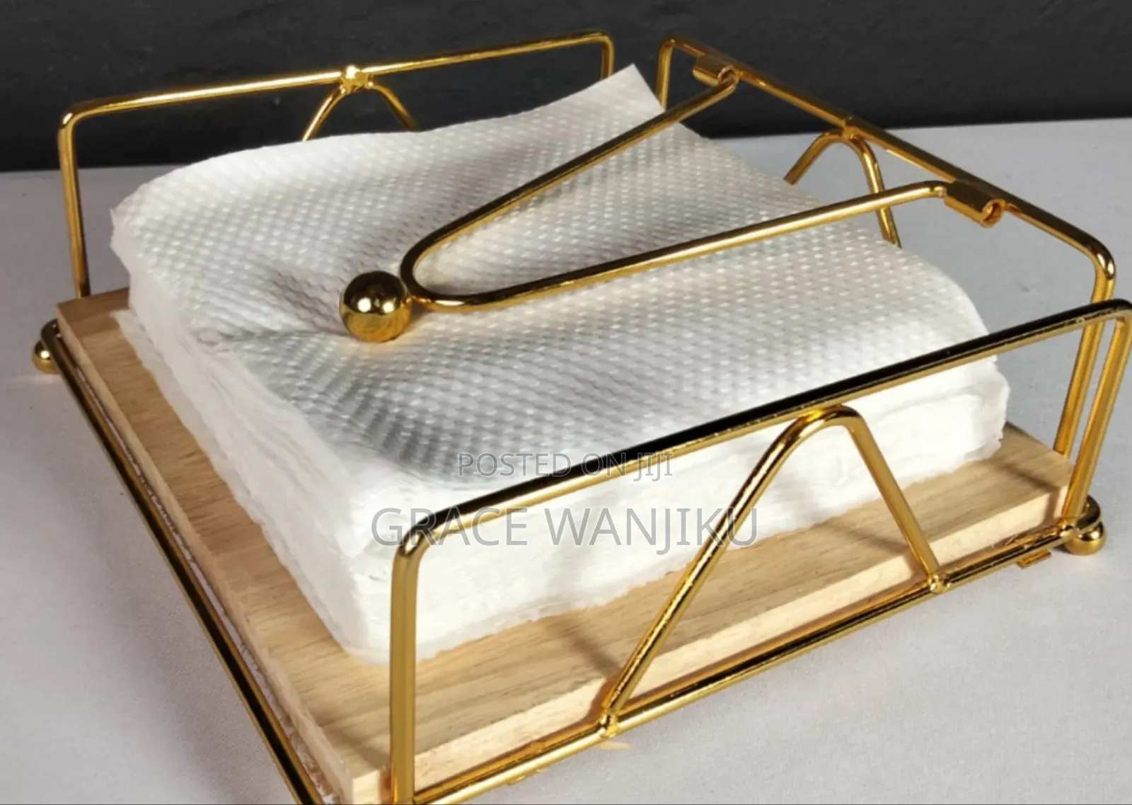 Tissue Box (Gold)