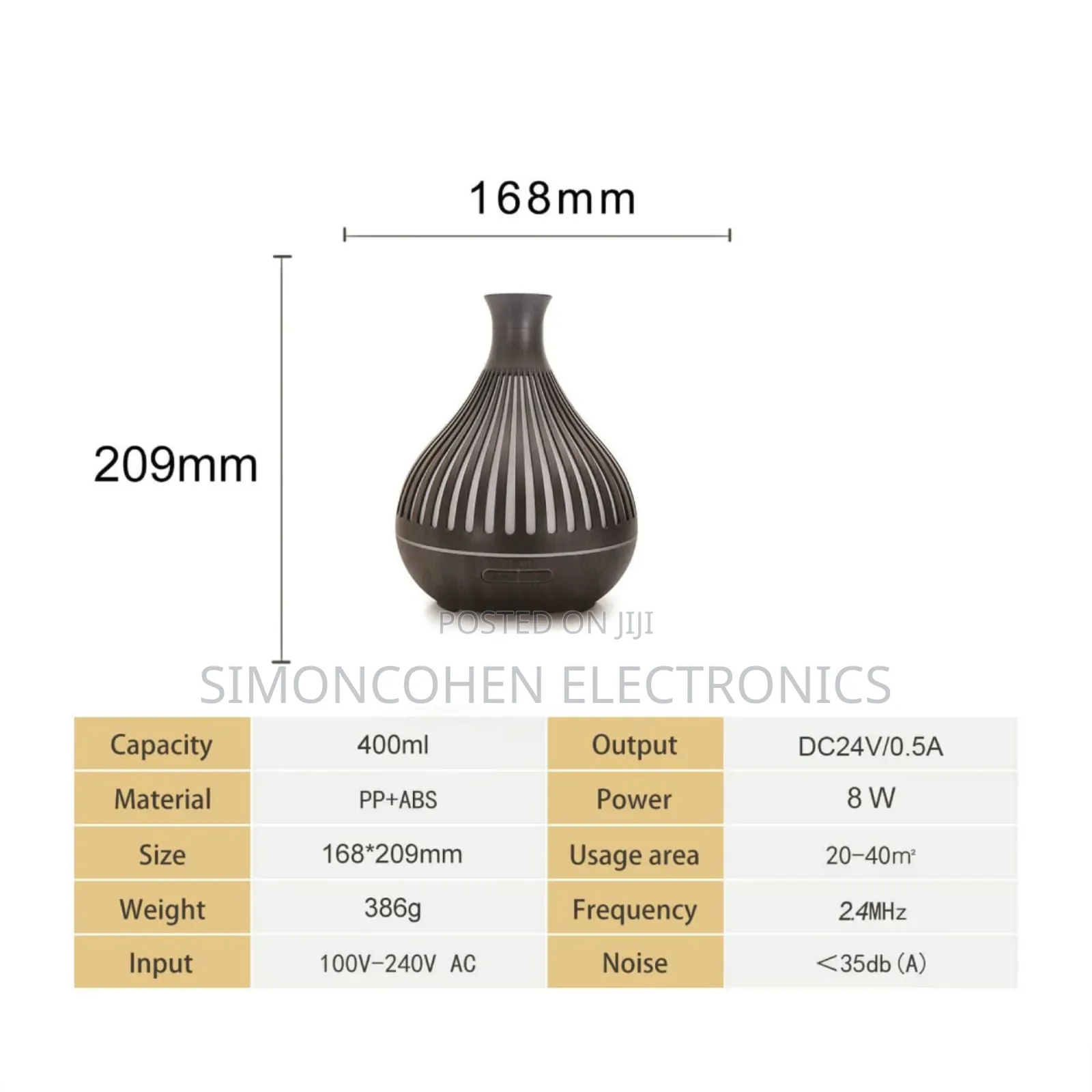 450ml Big Pot Aroma Diffuser Humidifier