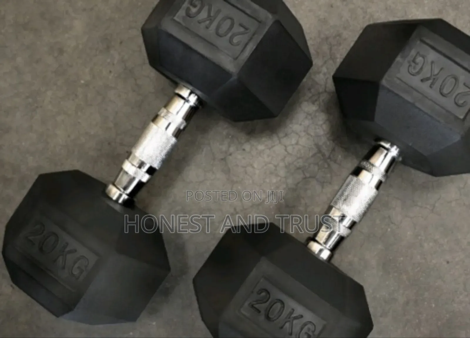 20kg Hexayonal Dumbbells