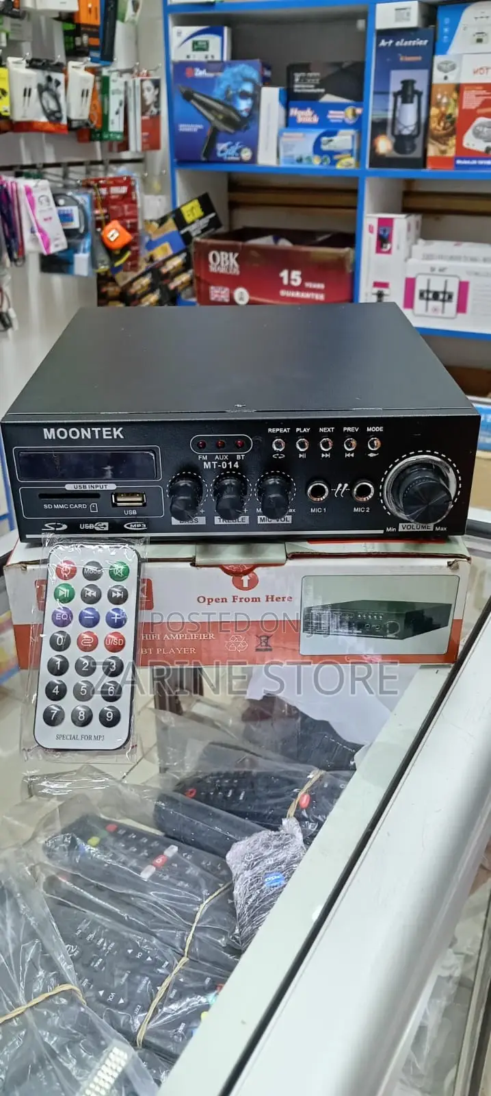 Moontek Home Amplifier With Fm Radio and Bluetooth Amplifier