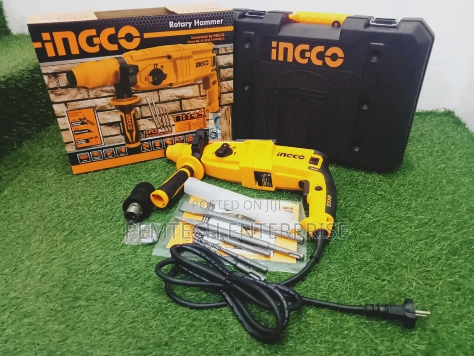 3-Function 800w Ingco Rgh9028-2 Earth Drill