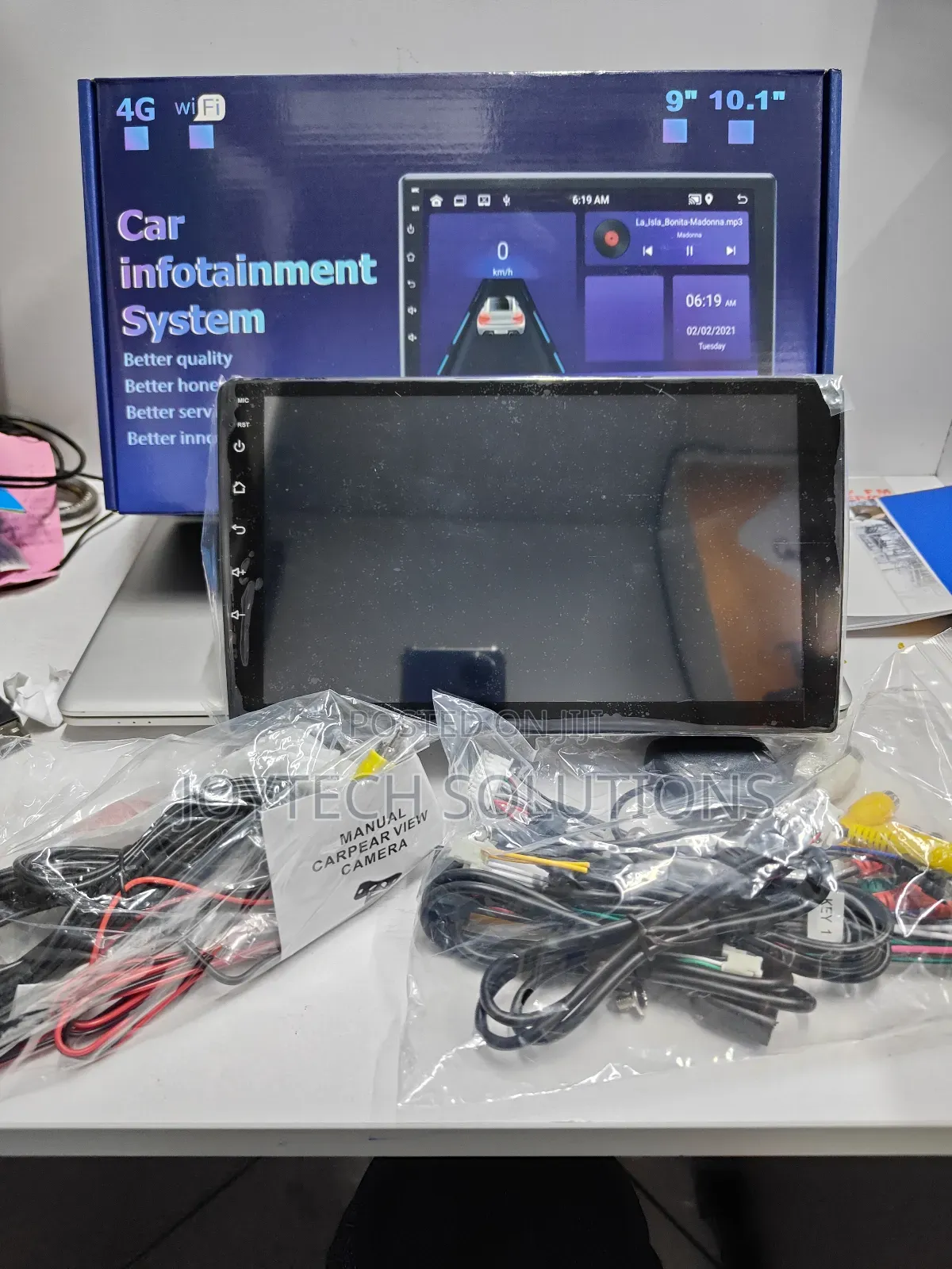 Car Android 10.1 Inches Infotainment With Reverse Camera 2 + 16