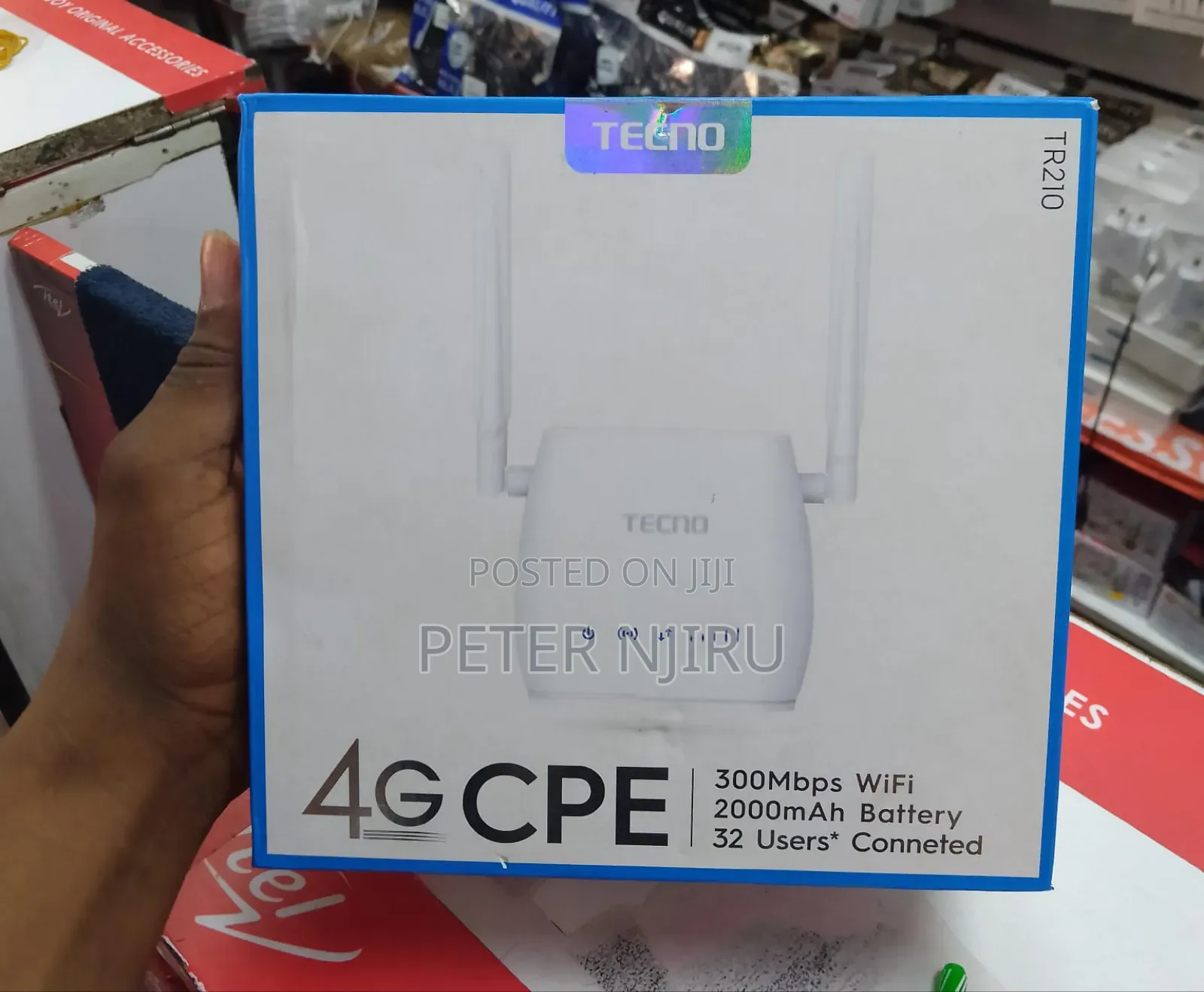 Tecno 4g Router With 300mbps Available