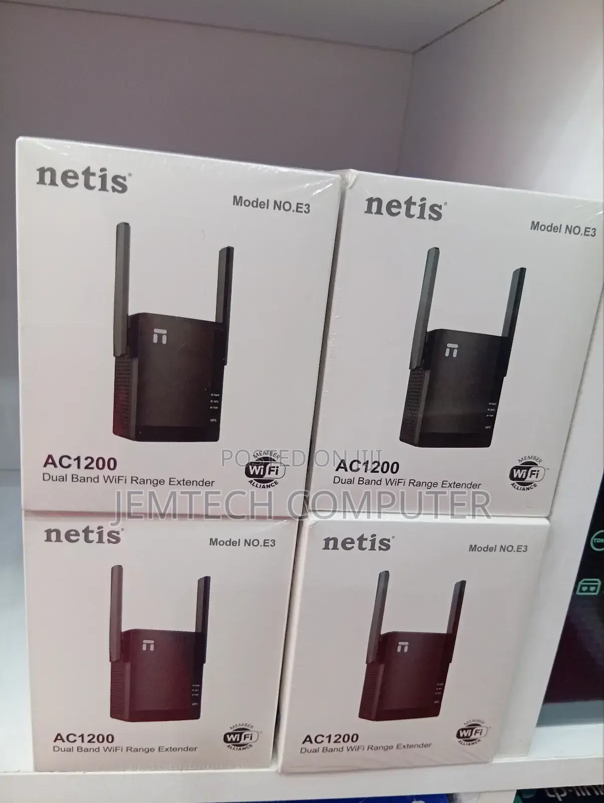 Netis E3 Ac1200 Wireless Dual Band Range Wifi Extender