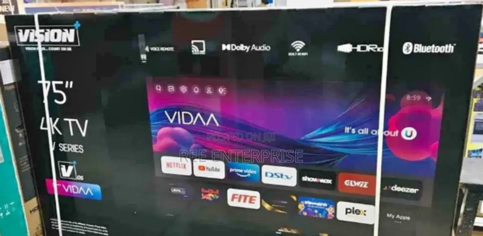 New Model Vision 75" Smart Frameless Restocked