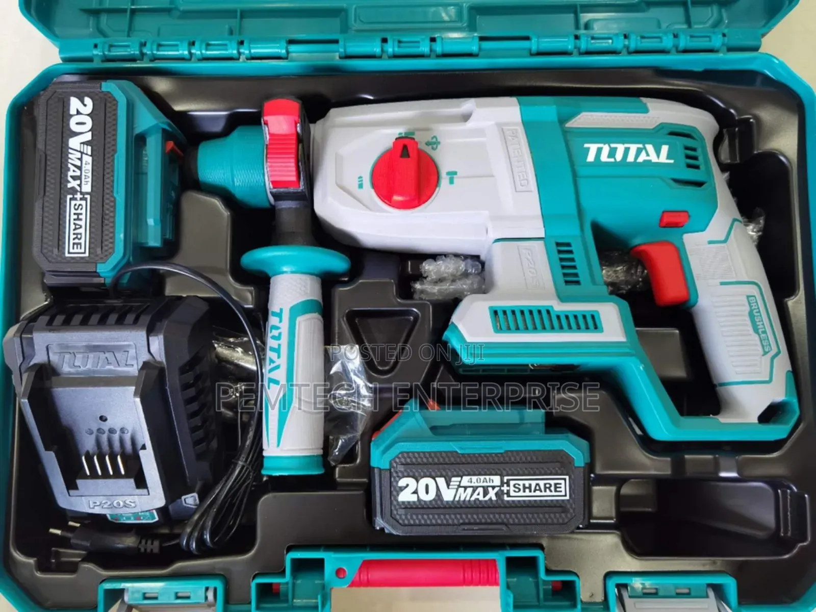 20v Battery Drill (2 Batteries 4.0ah and 1 Charger) Total