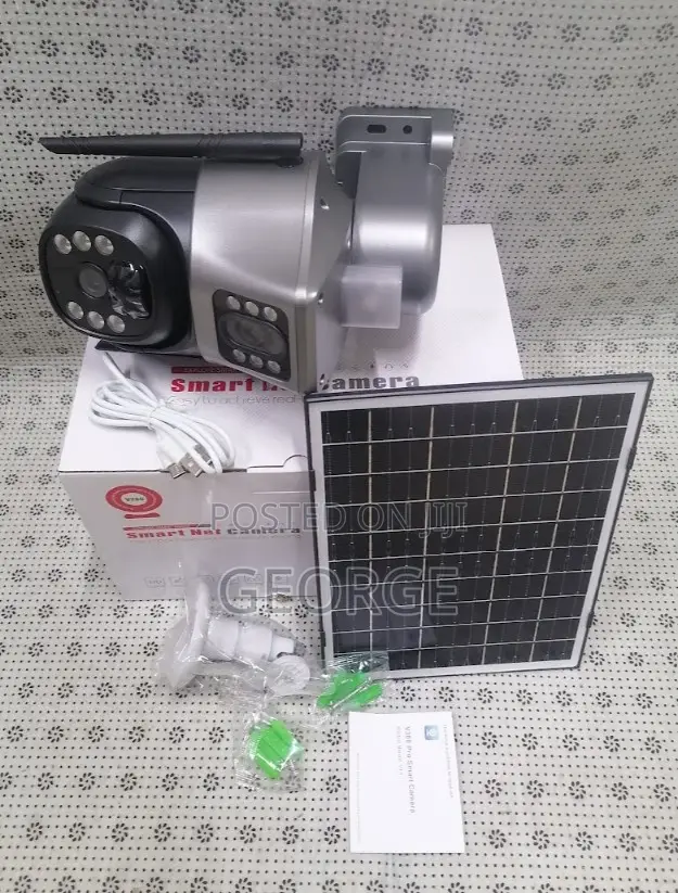 4g Solar Quality V380 Pro Outdoor ^^Dual Lens Solar Camera